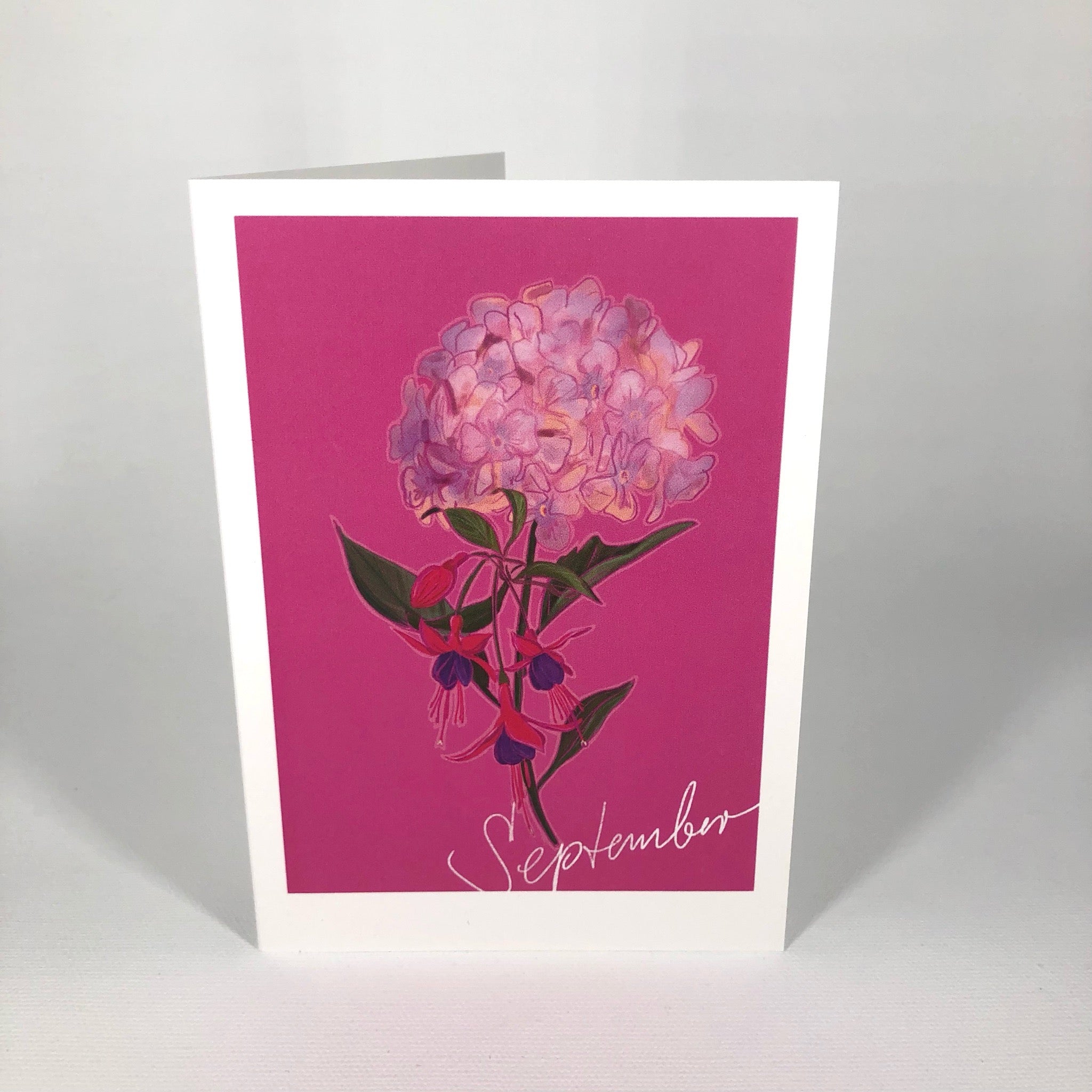 September Birthday Bloom Greeting Card