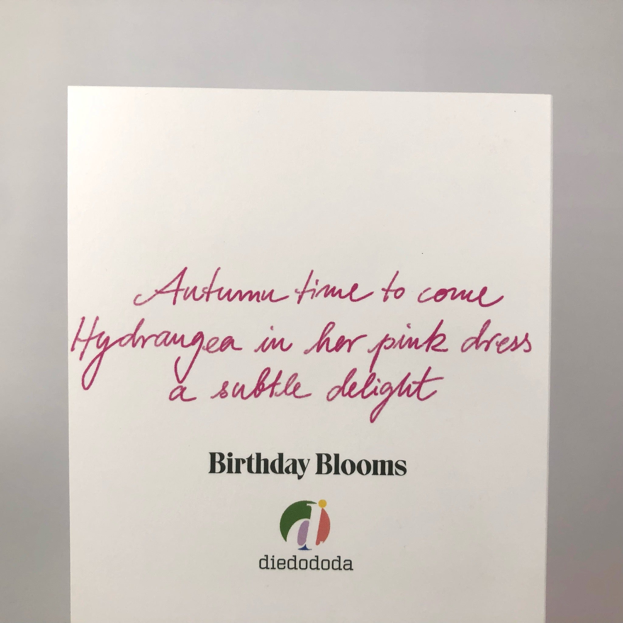 September Birthday Bloom Greeting Card