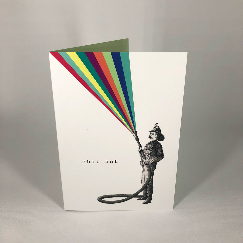 Shit Hot Greeting Card