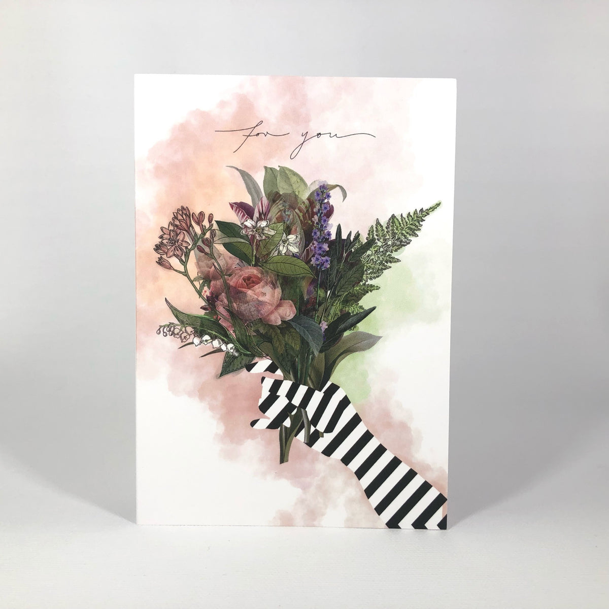 For You Flower Bouquet Greeting Card