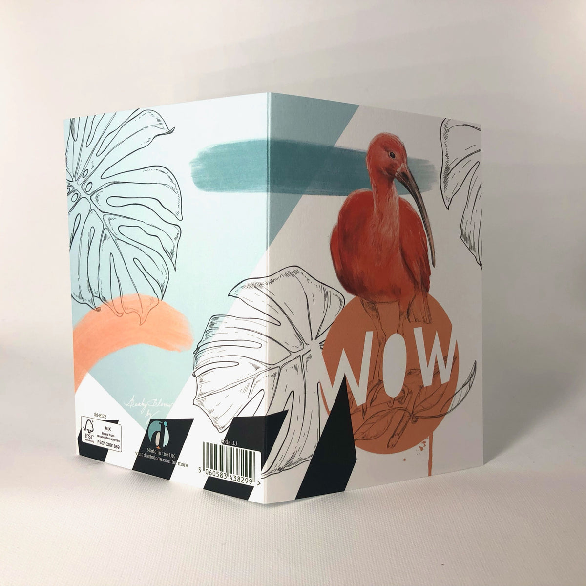 Scarlet Ibis - Wow Greeting Card