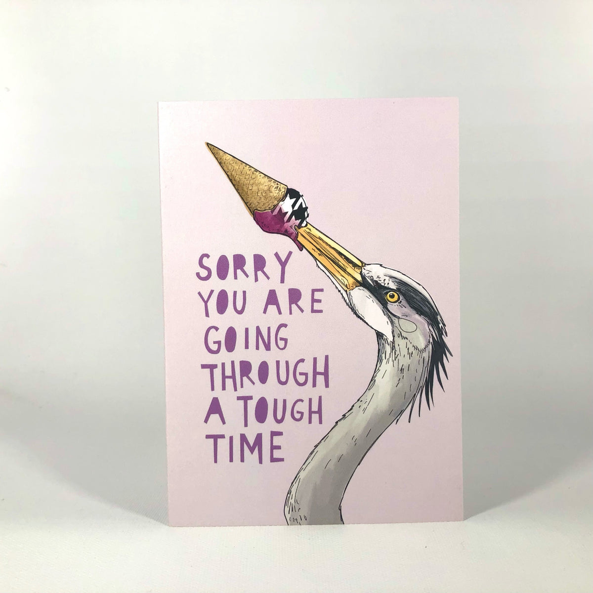 Ice Ice Beaky - Tough Time Greeting Card