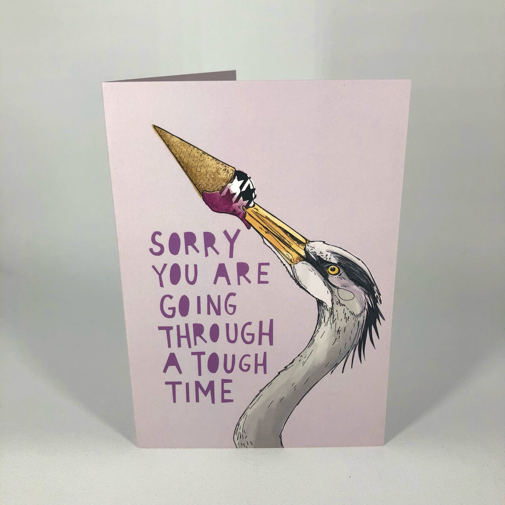 Ice Ice Beaky - Tough Time Greeting Card