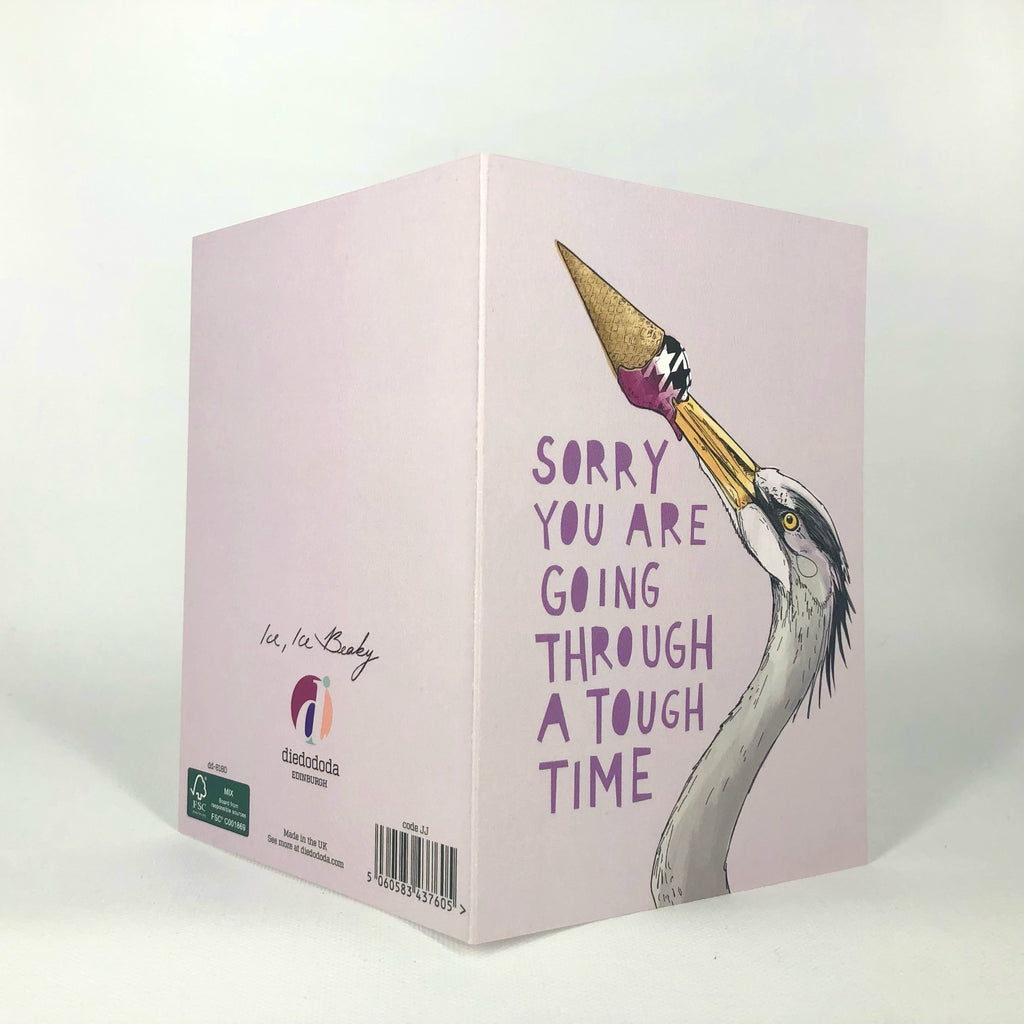 Ice Ice Beaky - Tough Time Greeting Card