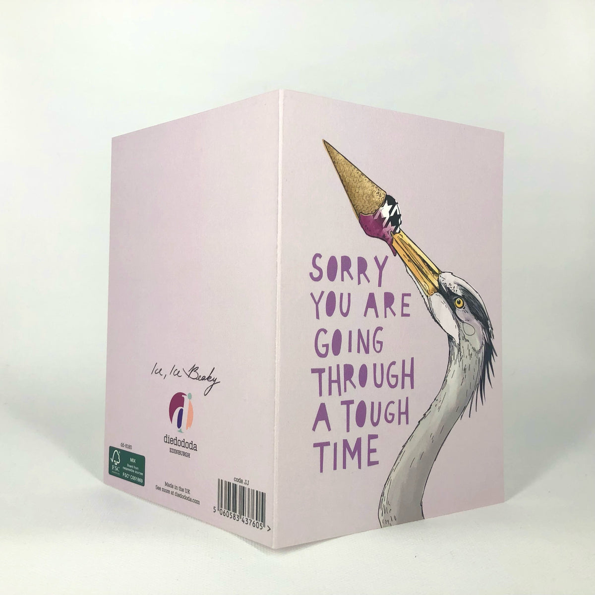 Ice Ice Beaky - Tough Time Greeting Card