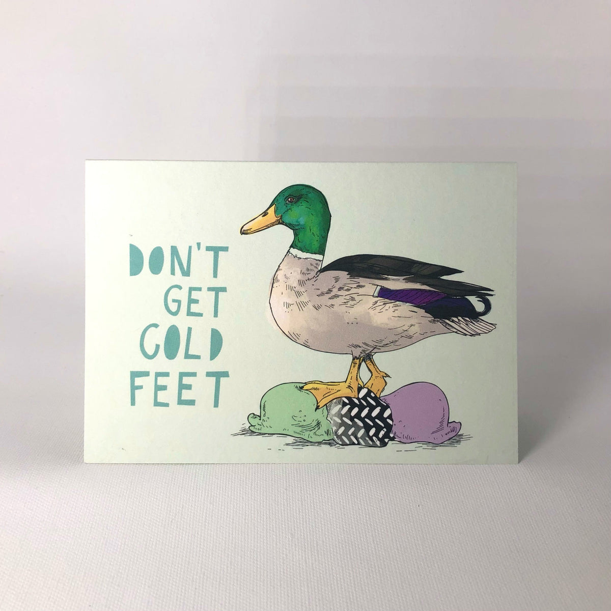 Ice Ice Beaky - Cold Feet Greeting Card