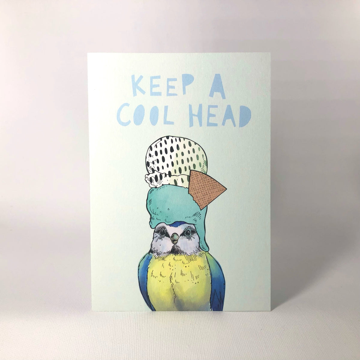 Ice Ice Beaky - Cool Head Greeting Card