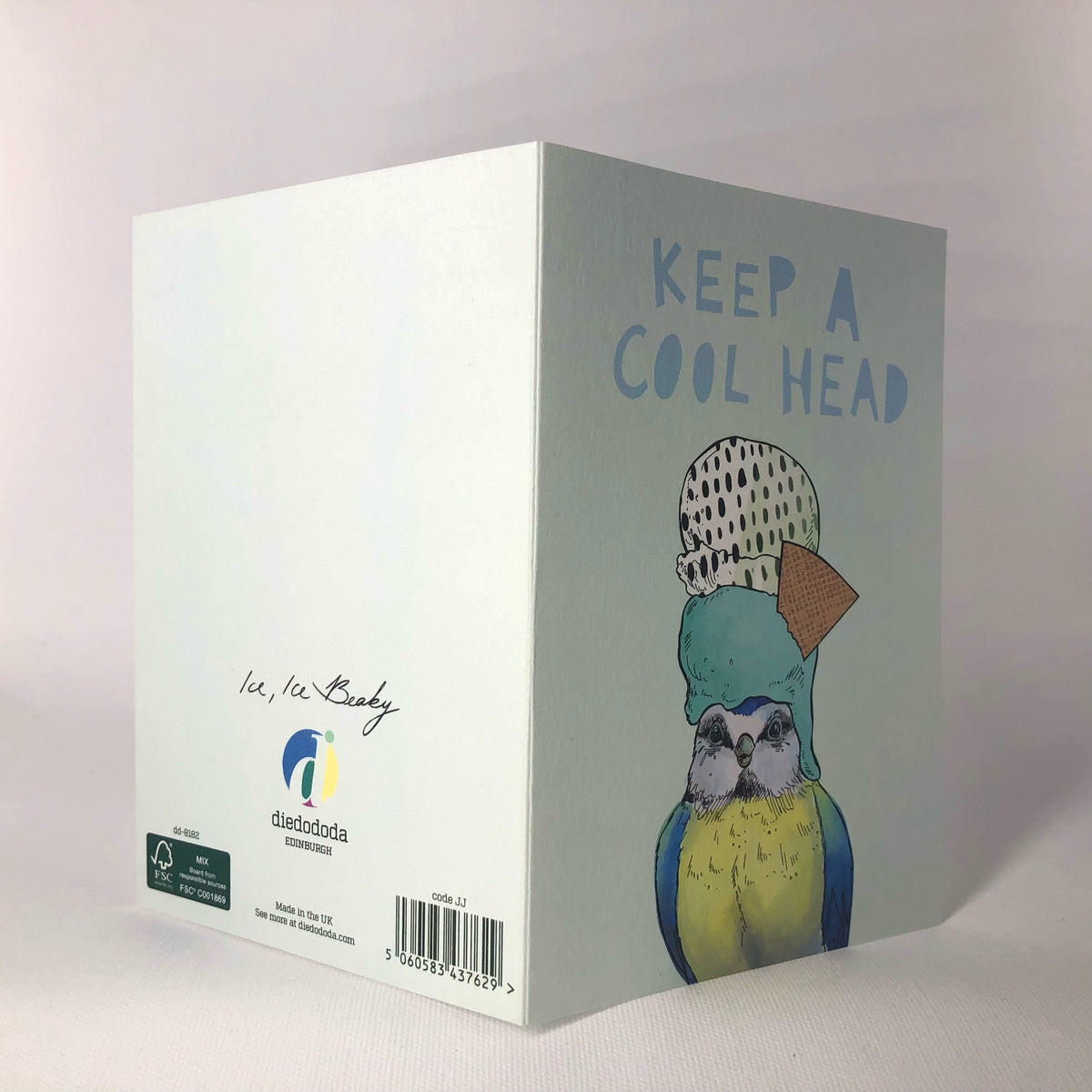 Ice Ice Beaky - Cool Head Greeting Card