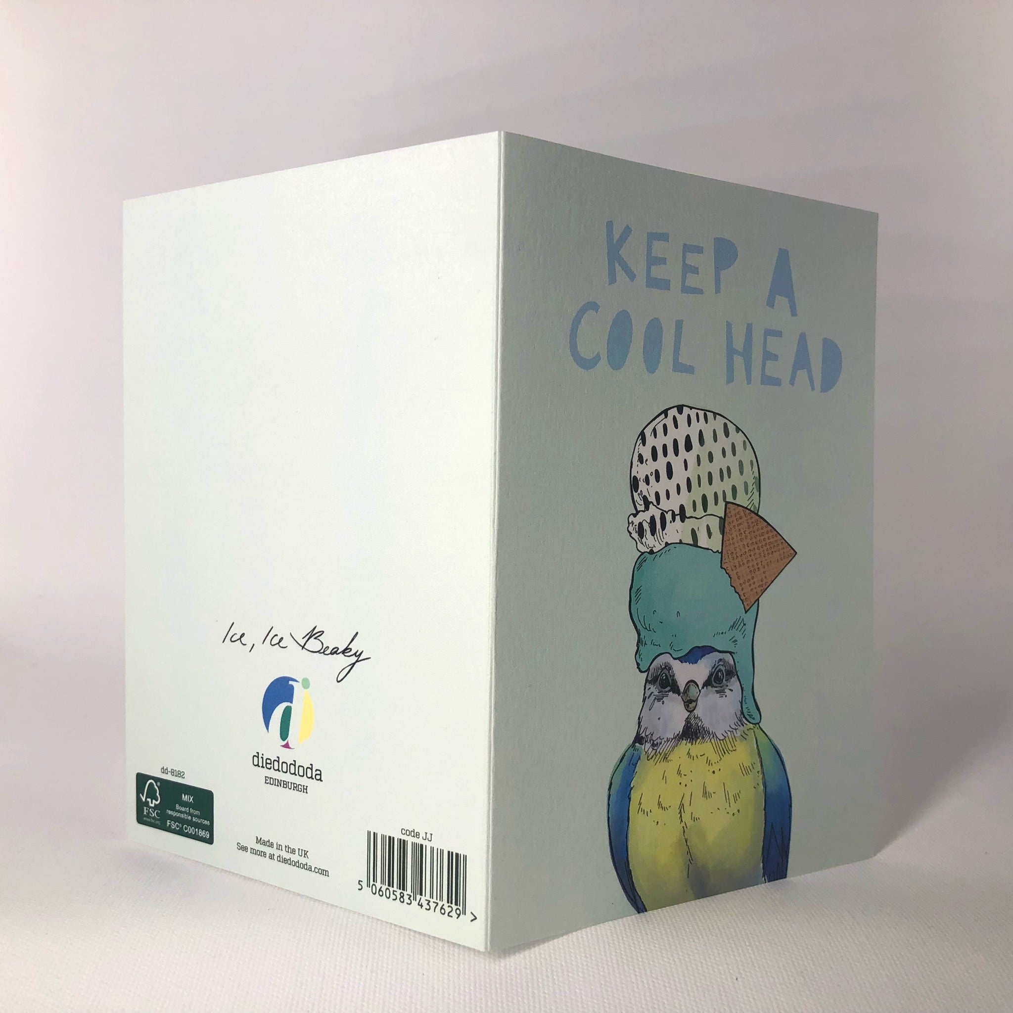 Ice Ice Beaky - Cool Head Greeting Card
