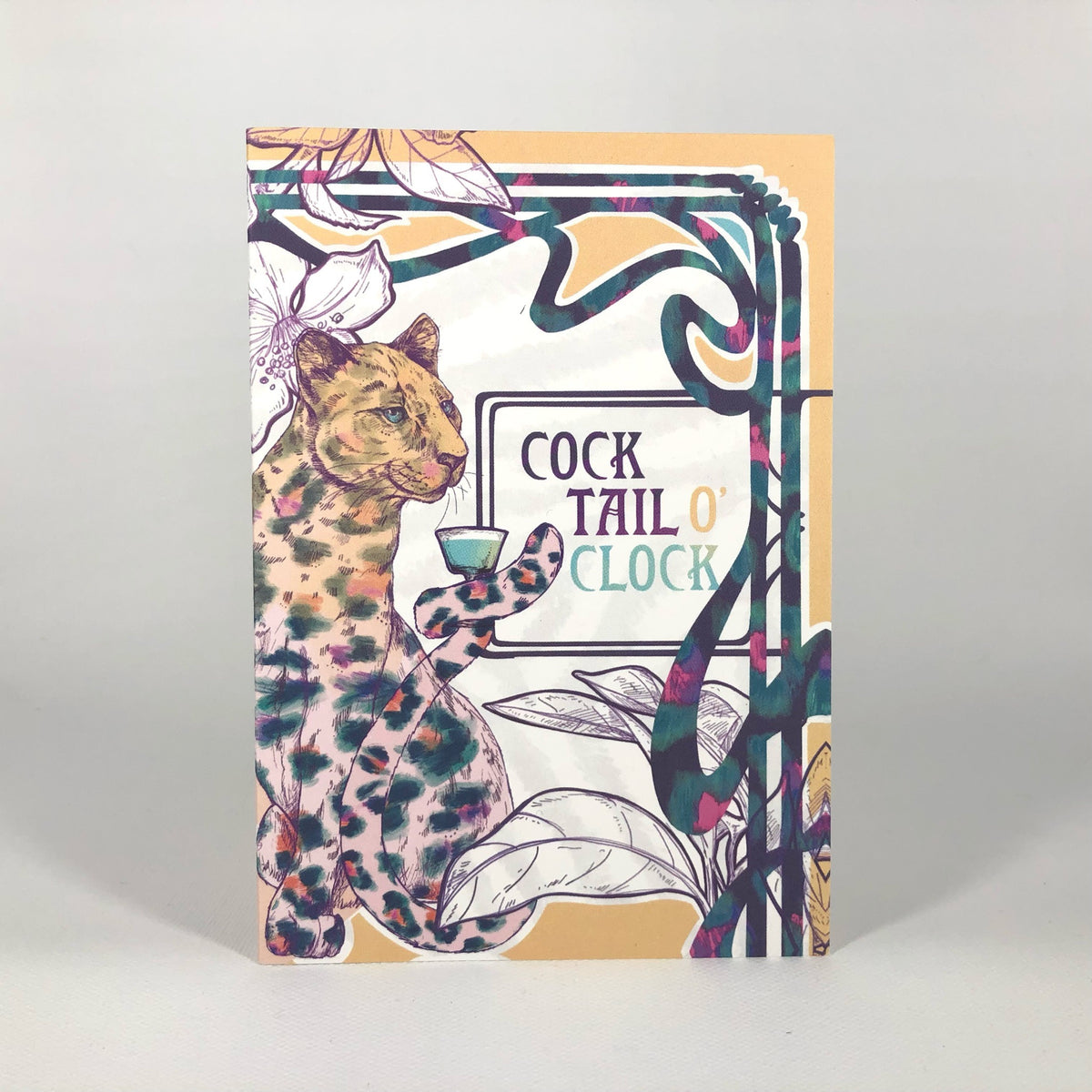 Cocktail Oclock Greeting Card