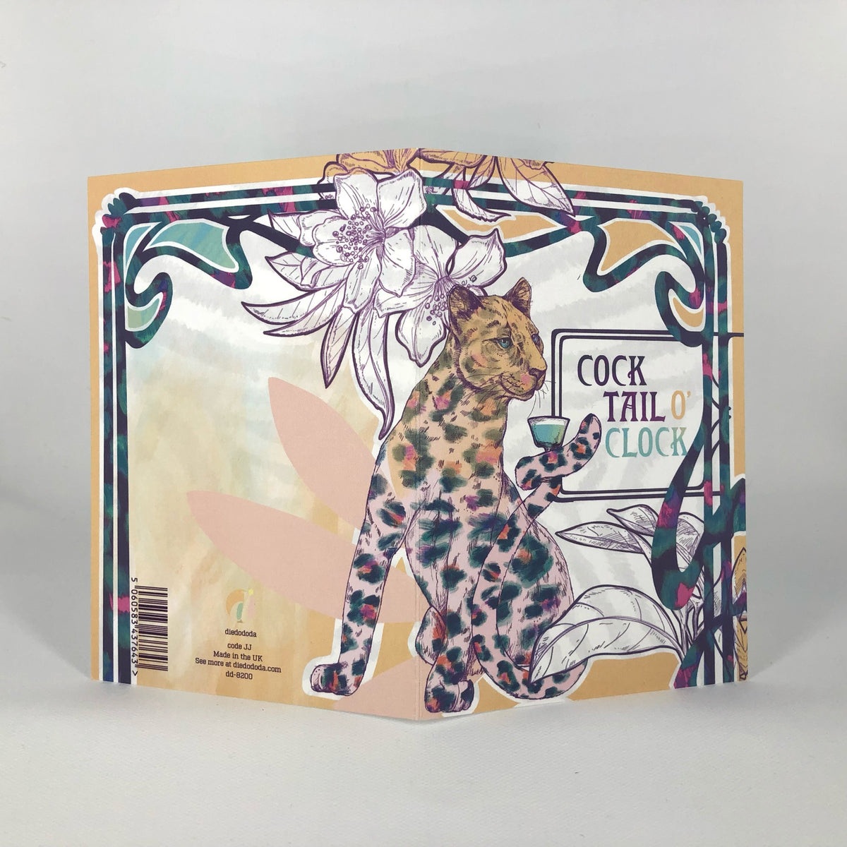 Cocktail Oclock Greeting Card