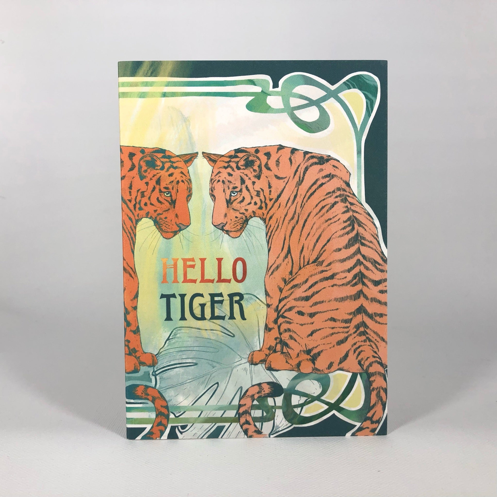 Hello Tiger Greeting Card