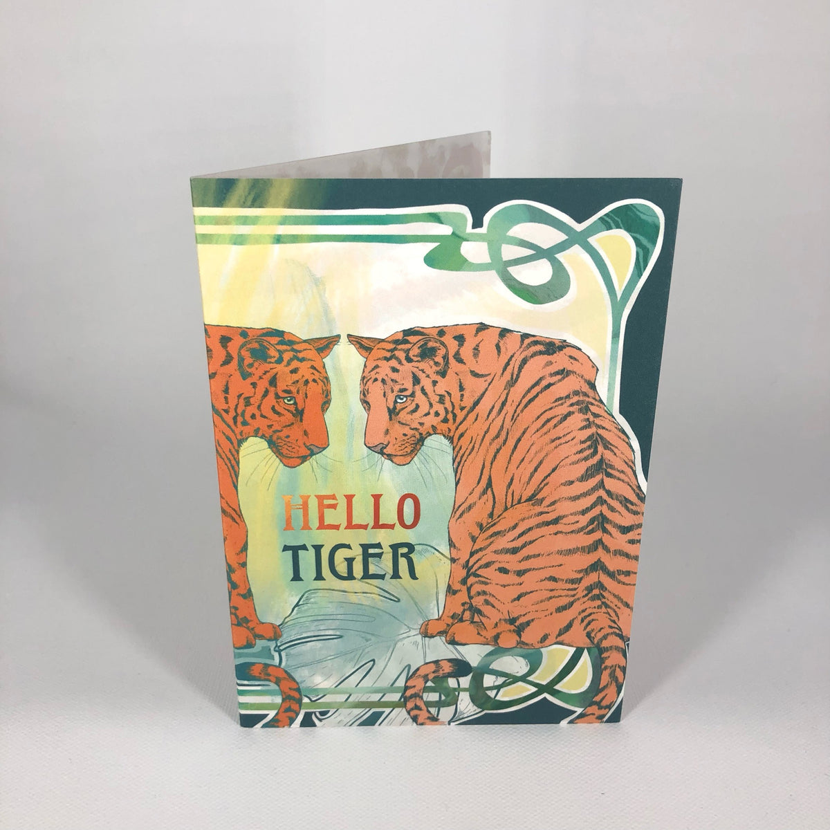 Hello Tiger Greeting Card