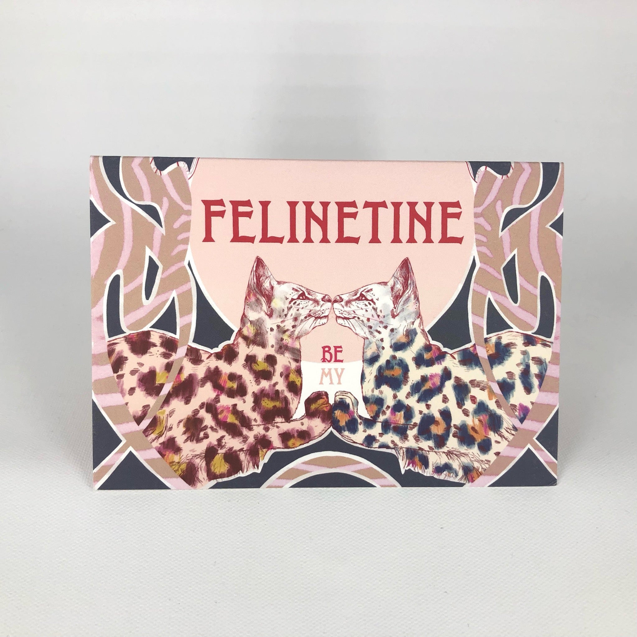 Be My Felinetine Greeting Card