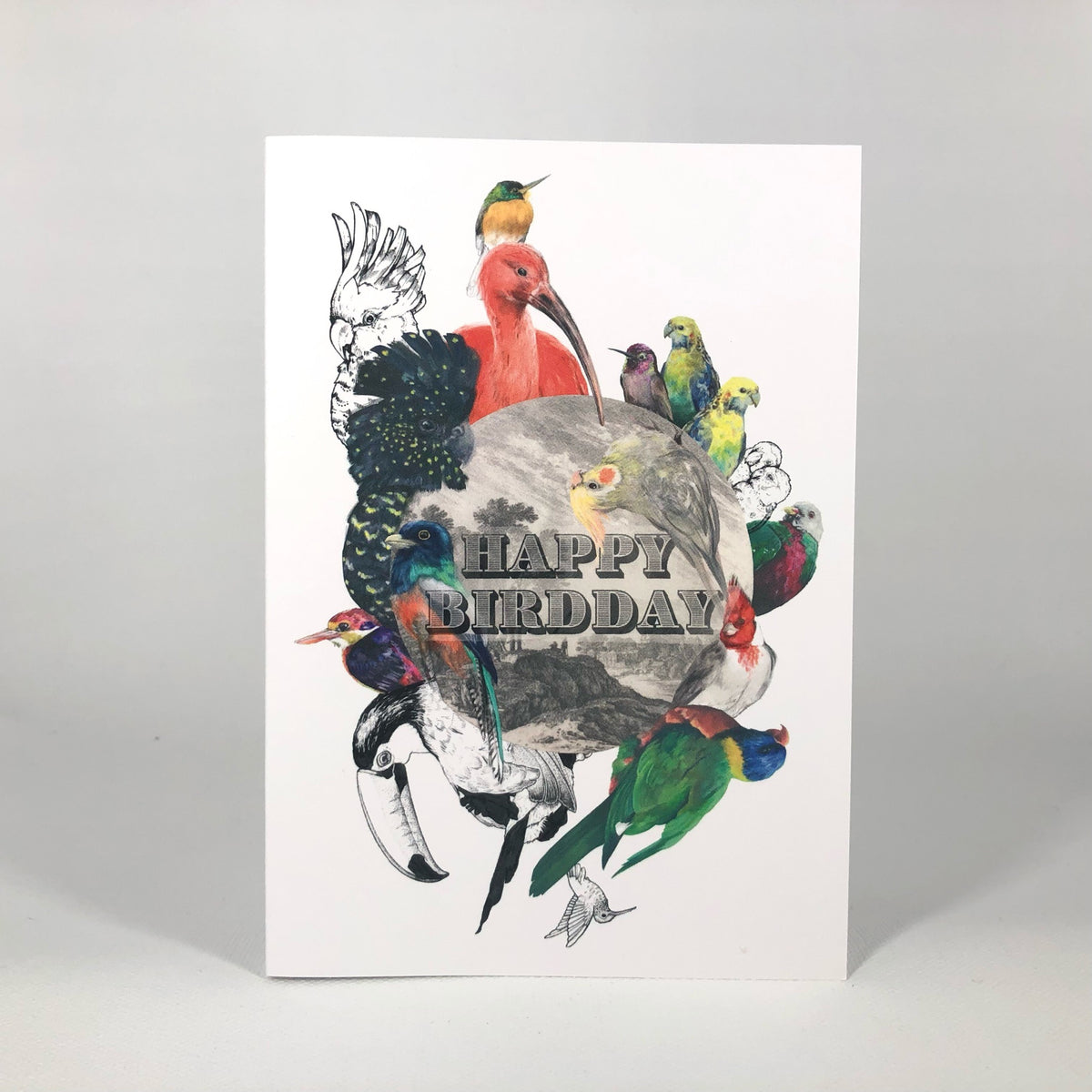 Happy Birdday Greeting Card