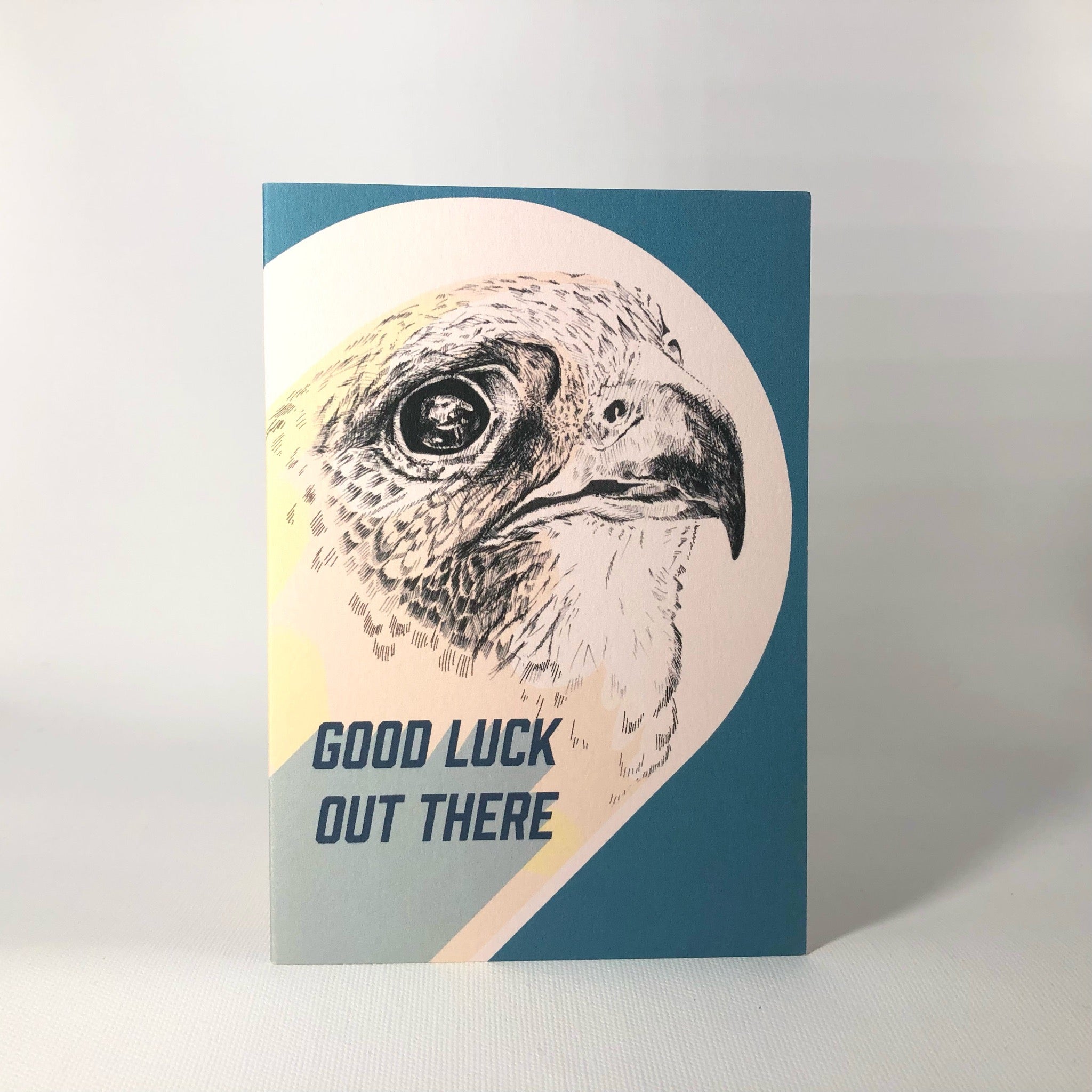 Good Luck Falcon Greeting Card