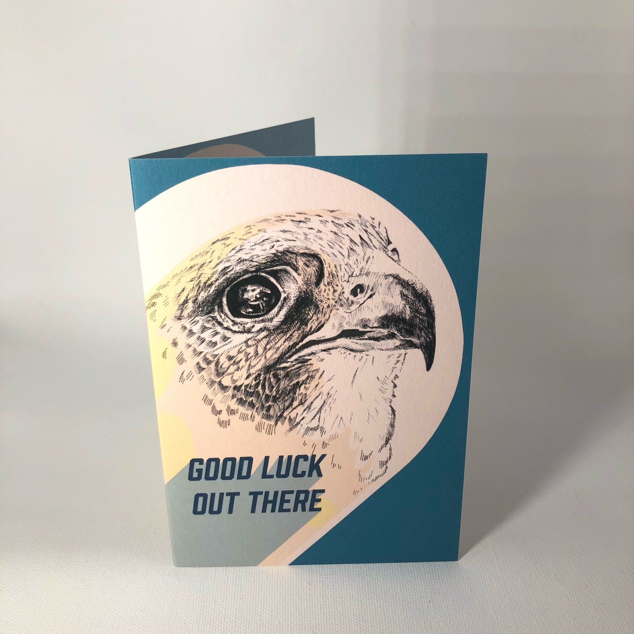 Good Luck Falcon Greeting Card