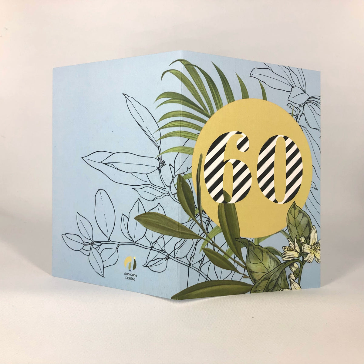Occasional Stripes 60th Birthday Greeting Card
