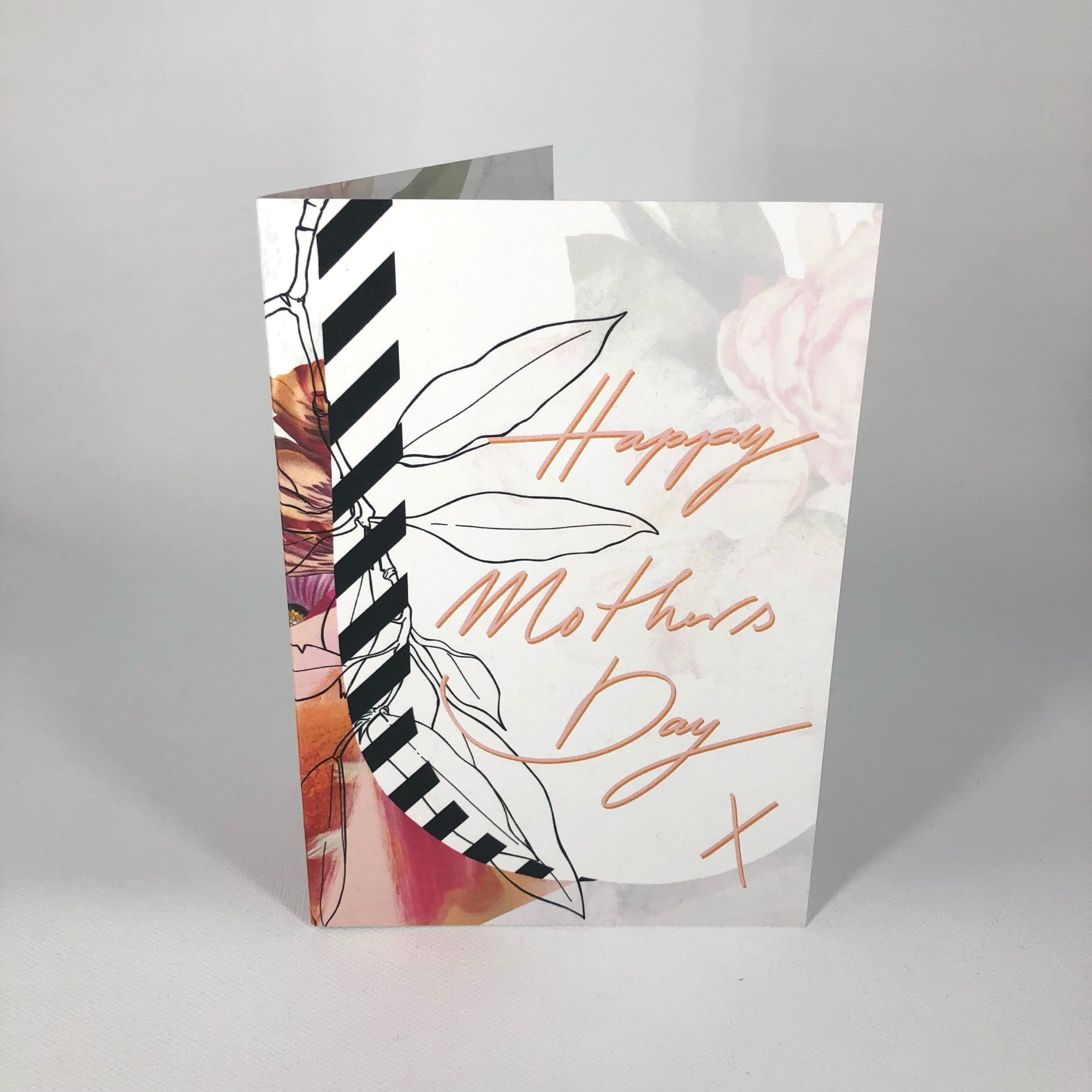 Occasional Stripes Happy Mothers Day Greeting Card