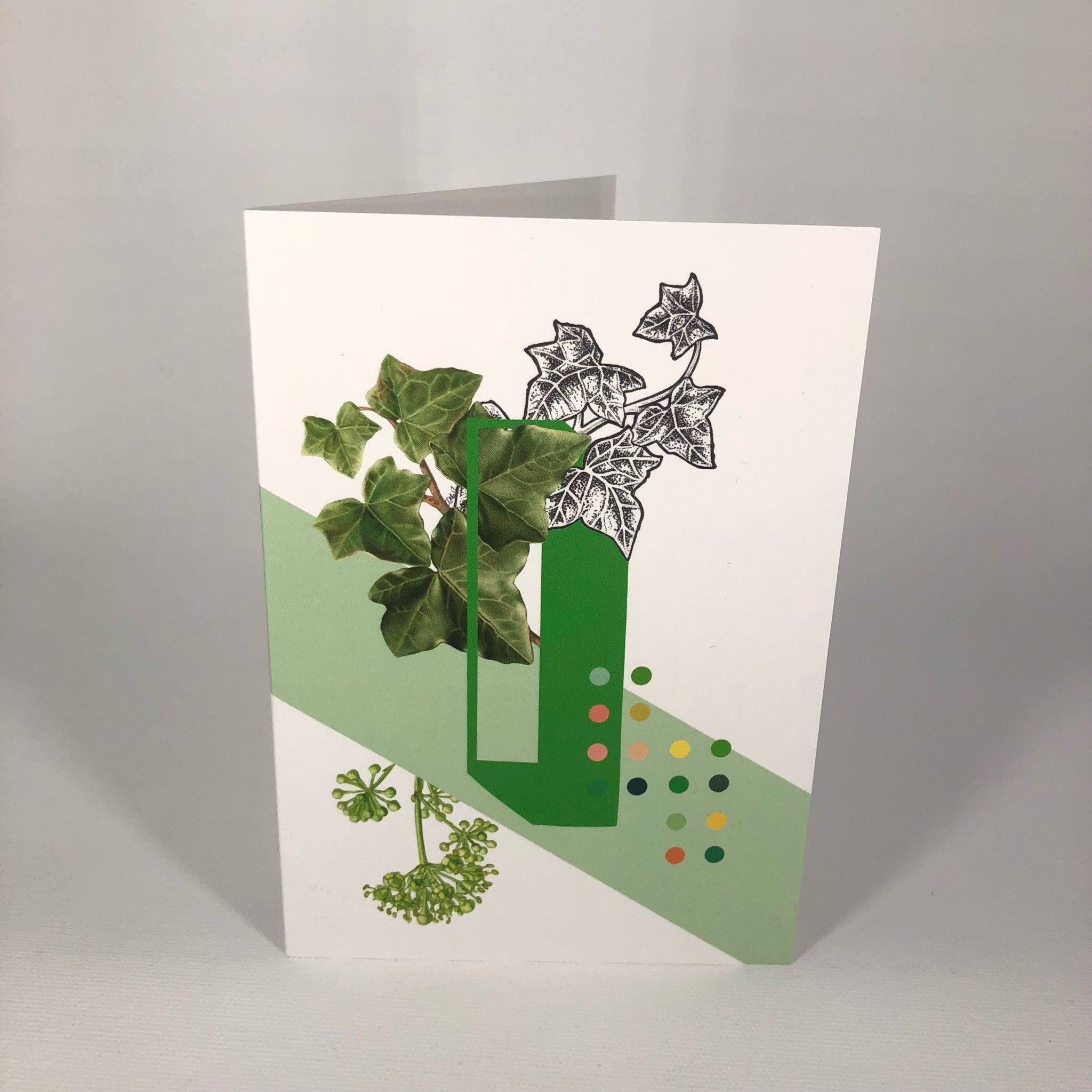 Botanical Alphabet I Greeting Card