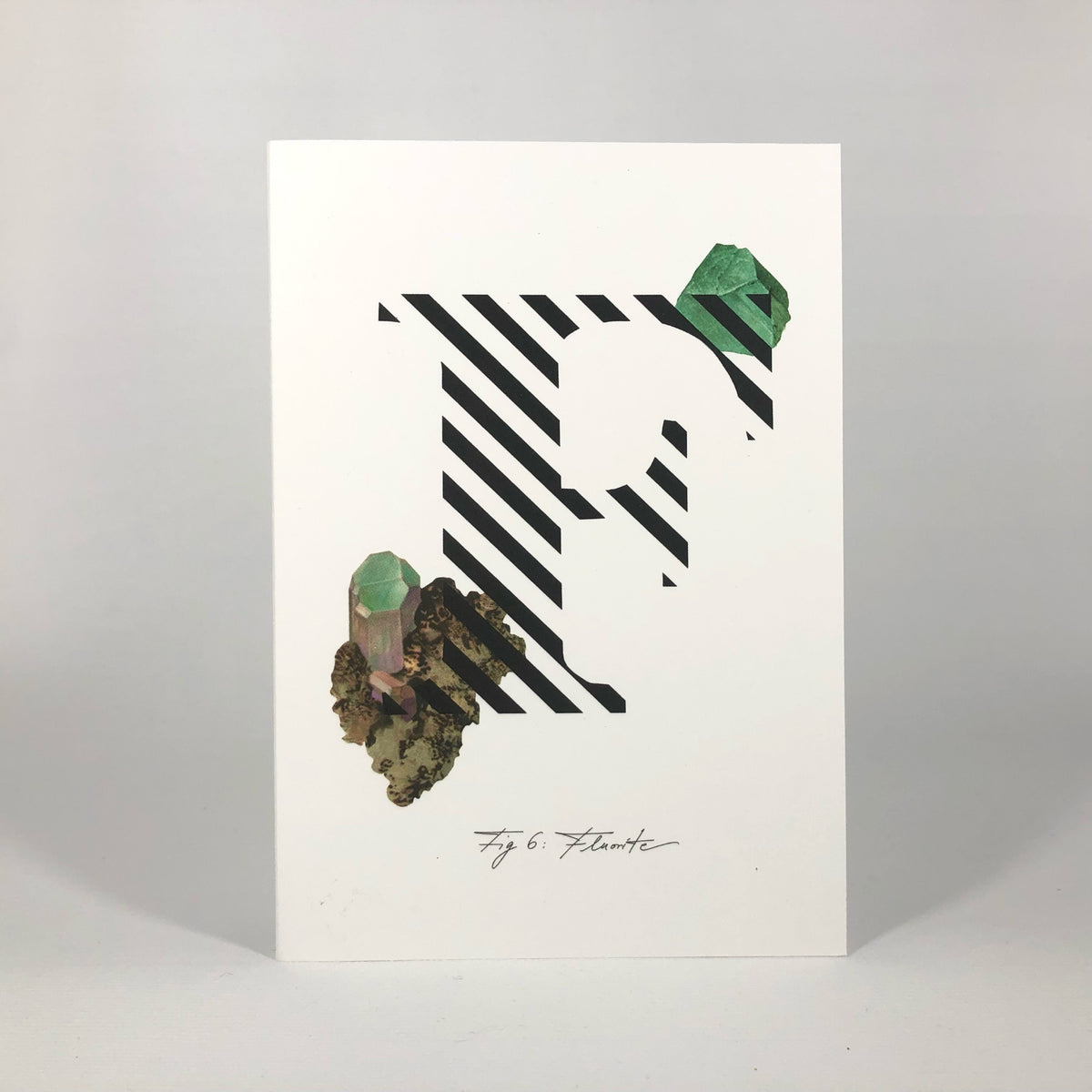 Gemstone Alphabet F Greeting Card - (Trade Pack 6)