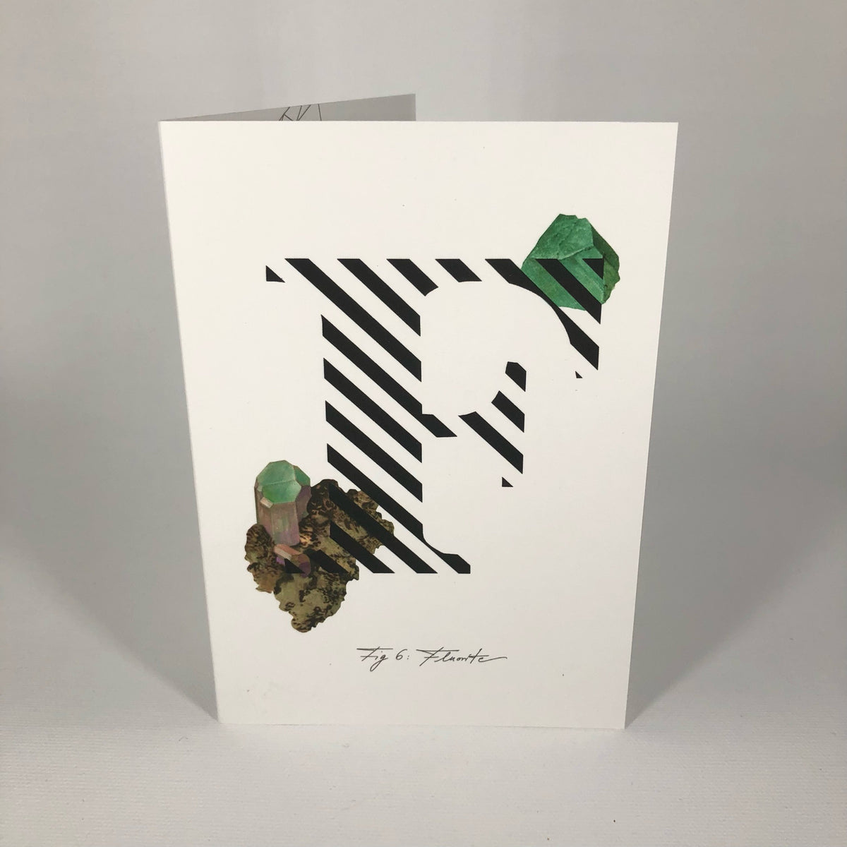 Gemstone Alphabet F Greeting Card - (Trade Pack 6)