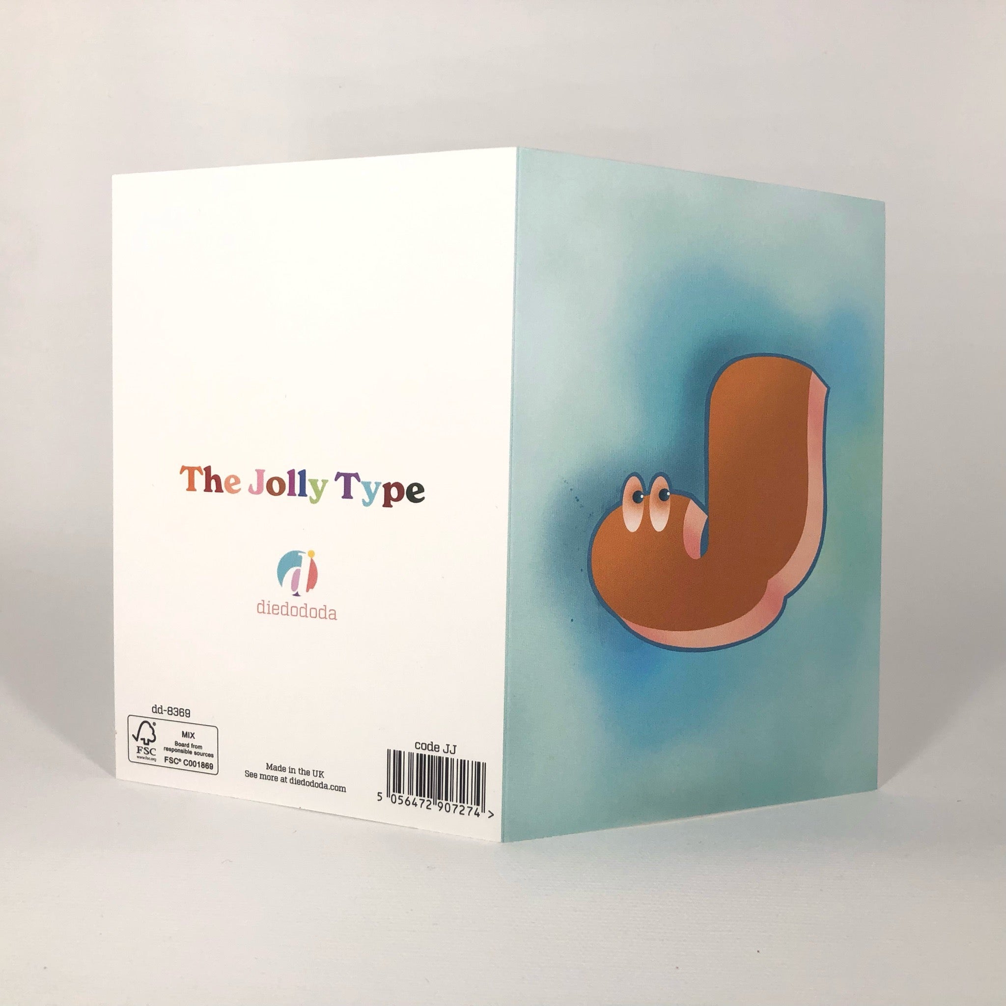 The Jolly Type J Greeting Card
