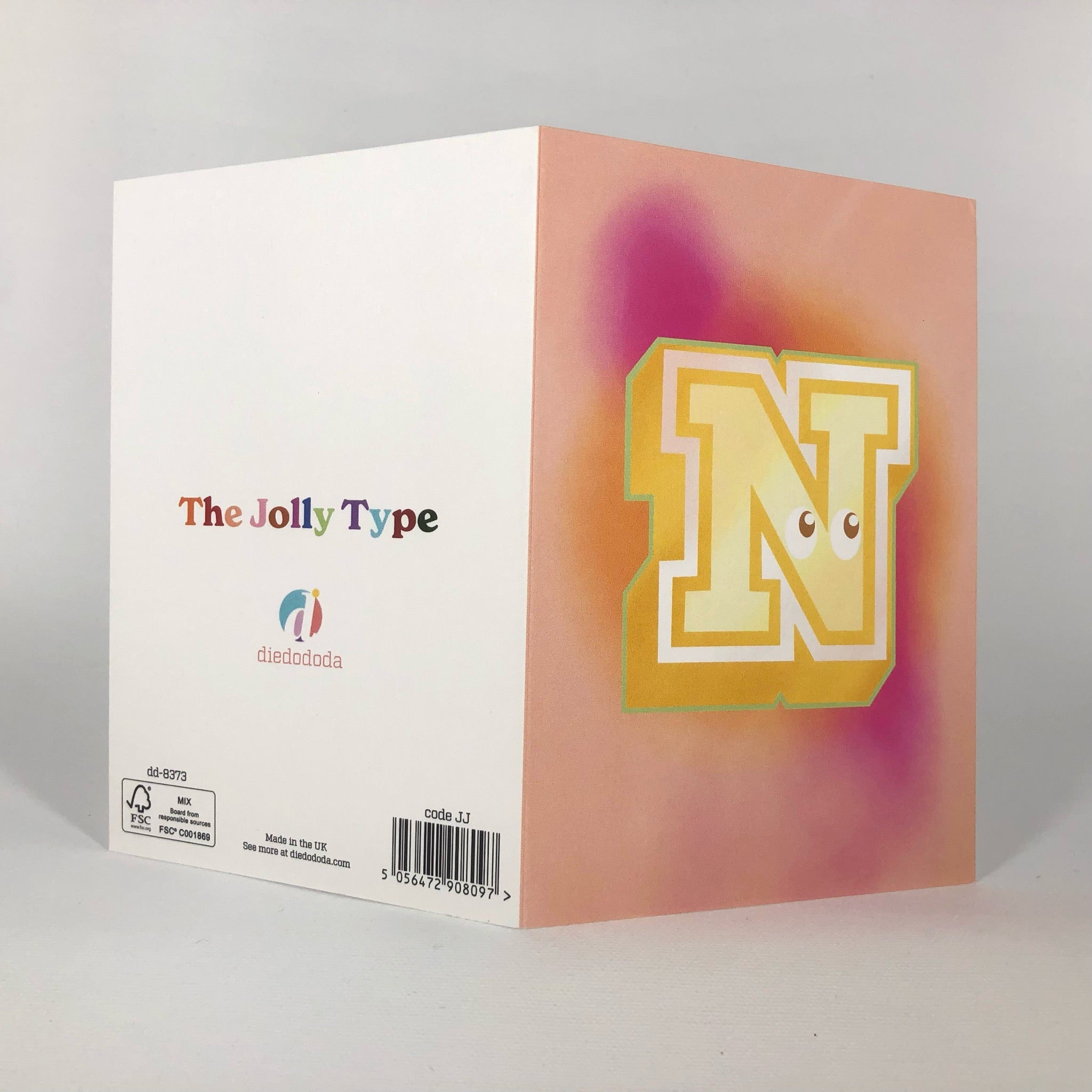 The Jolly Type N Greeting Card