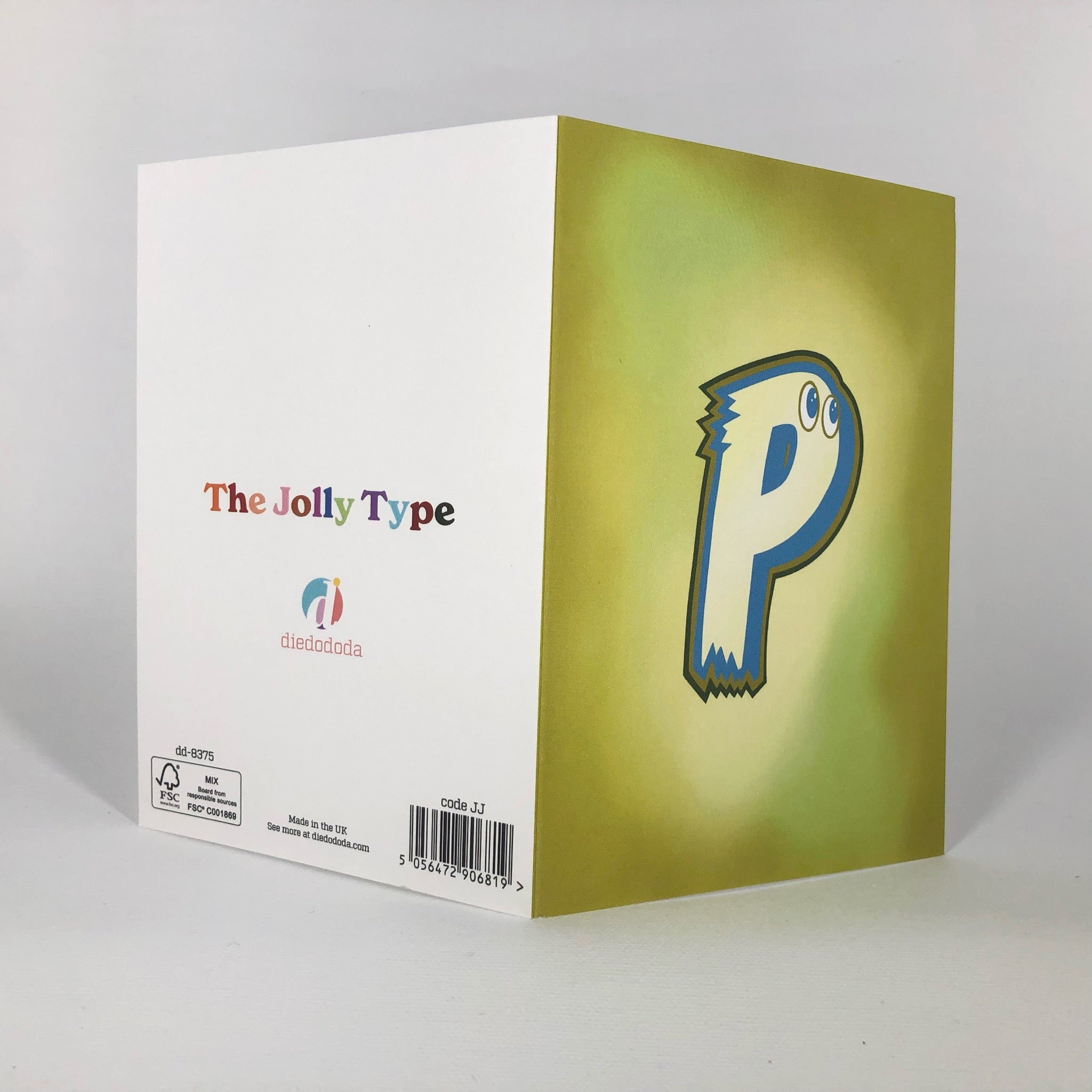 The Jolly Type P Greeting Card