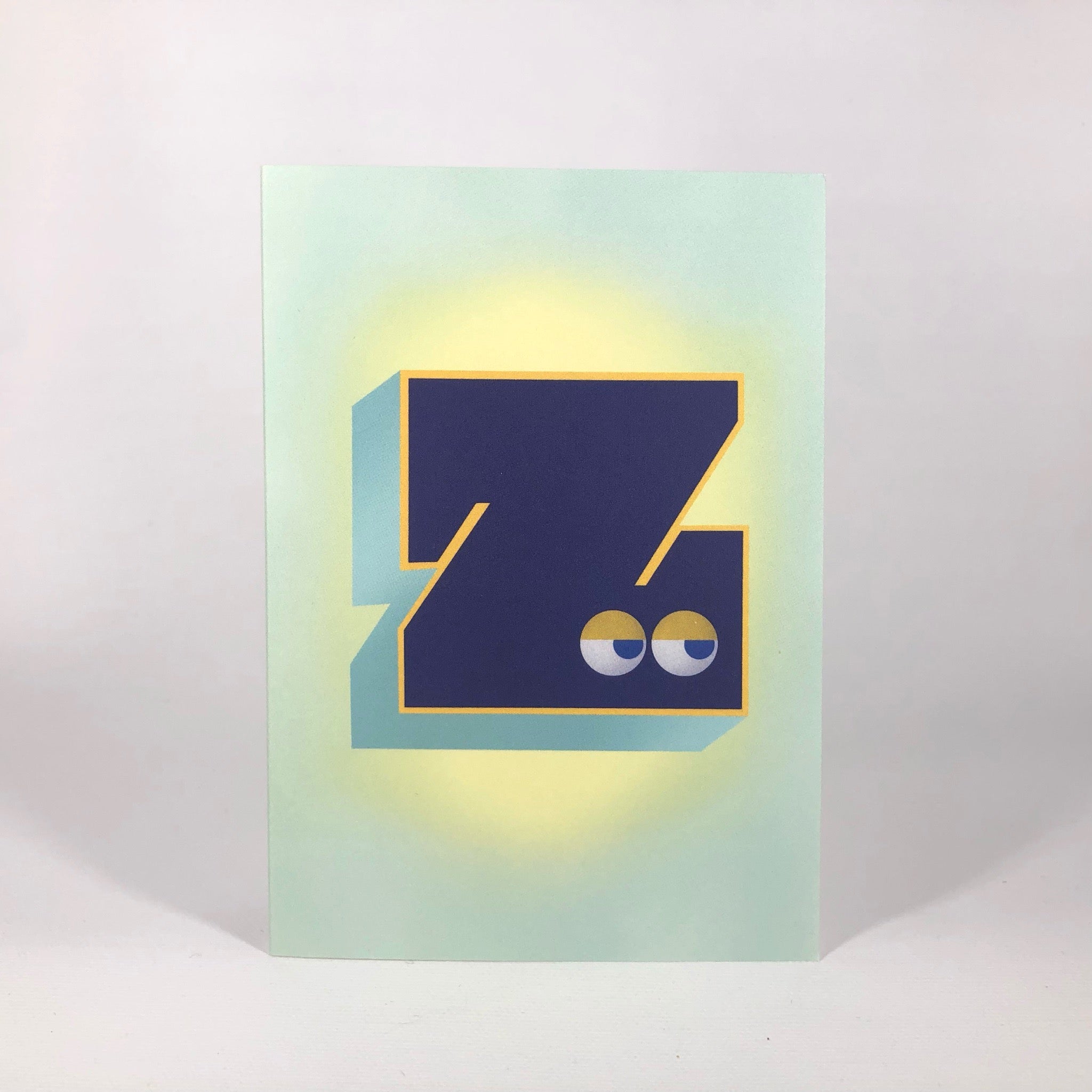 The Jolly Type Z Greeting Card