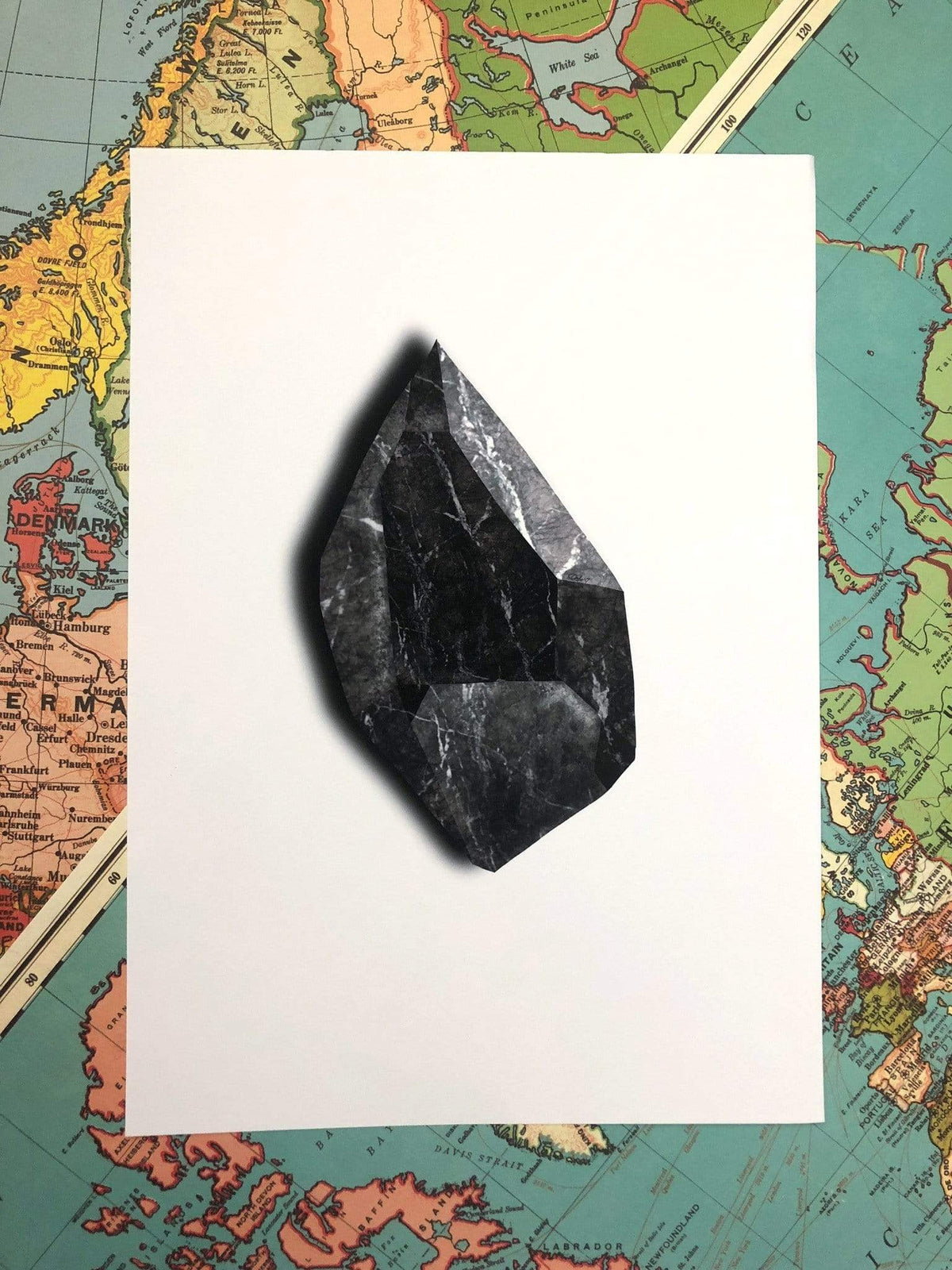Onyx Marble A3 Print