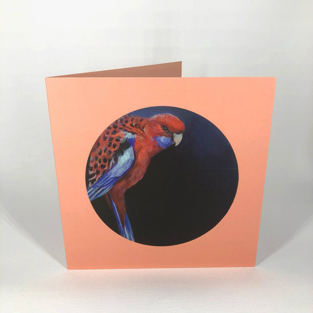Crimson Rosella Greeting Card