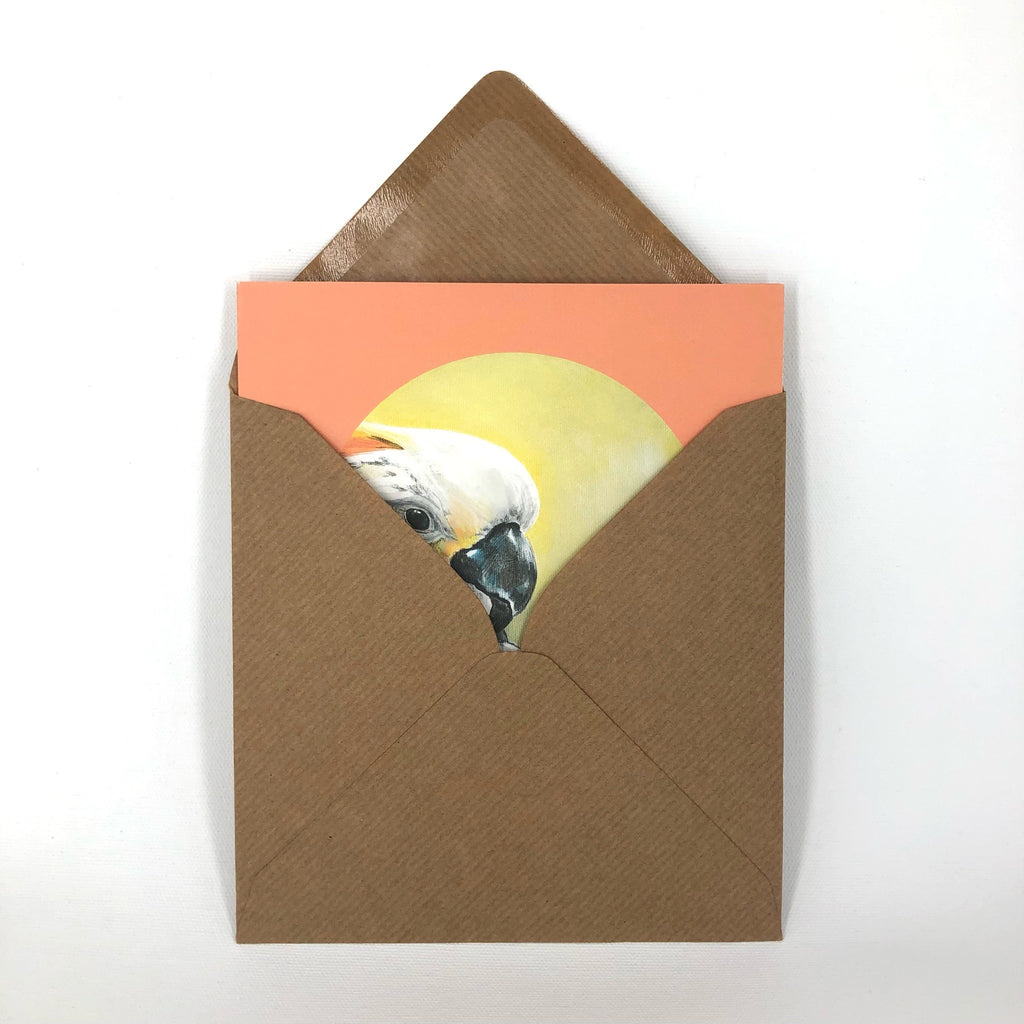 Sulphur Crested Cockatoo Greeting Card