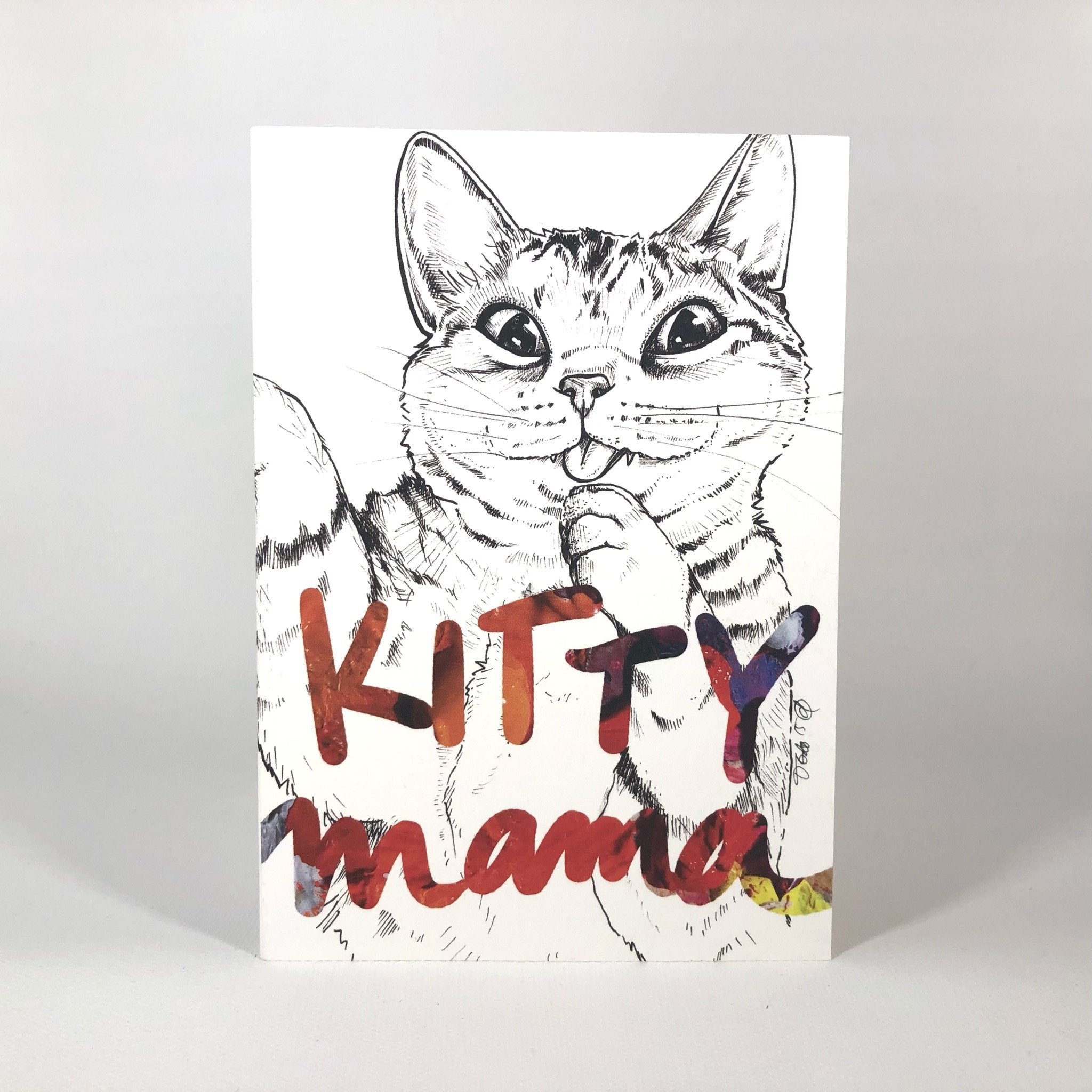 Kitty Mama Greeting Card