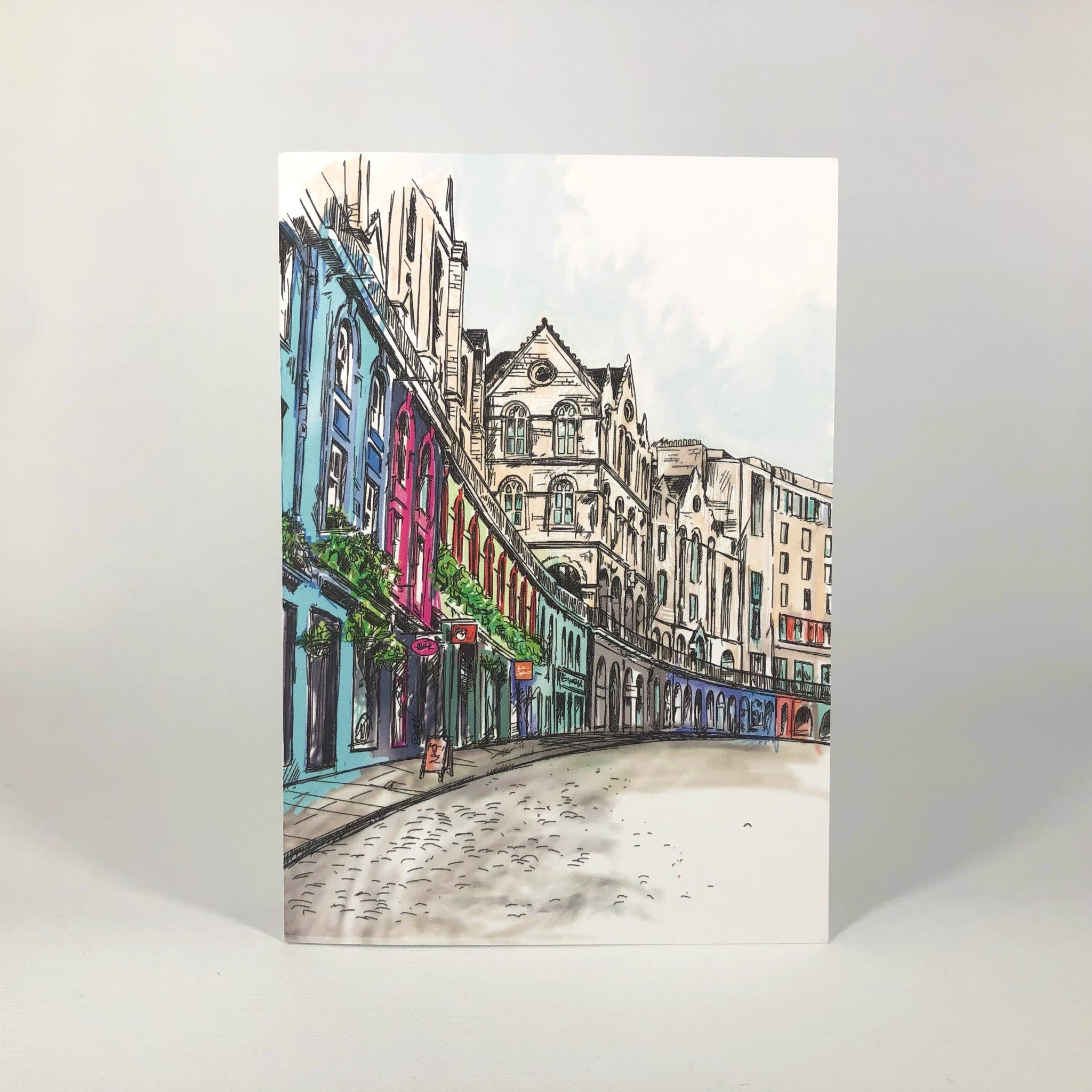 Victoria Street Edinburgh Greeting Card