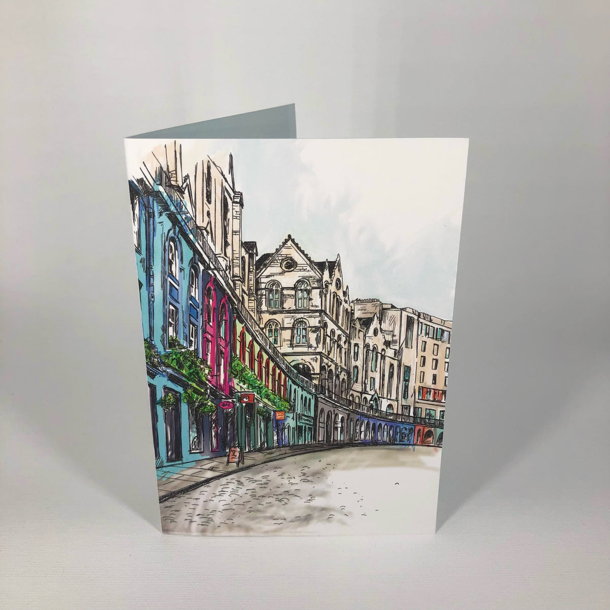 Victoria Street Edinburgh Greeting Card