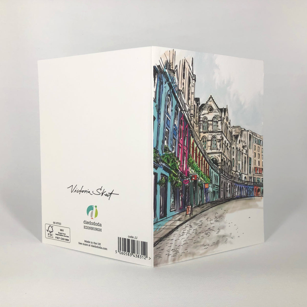 Victoria Street Edinburgh Greeting Card