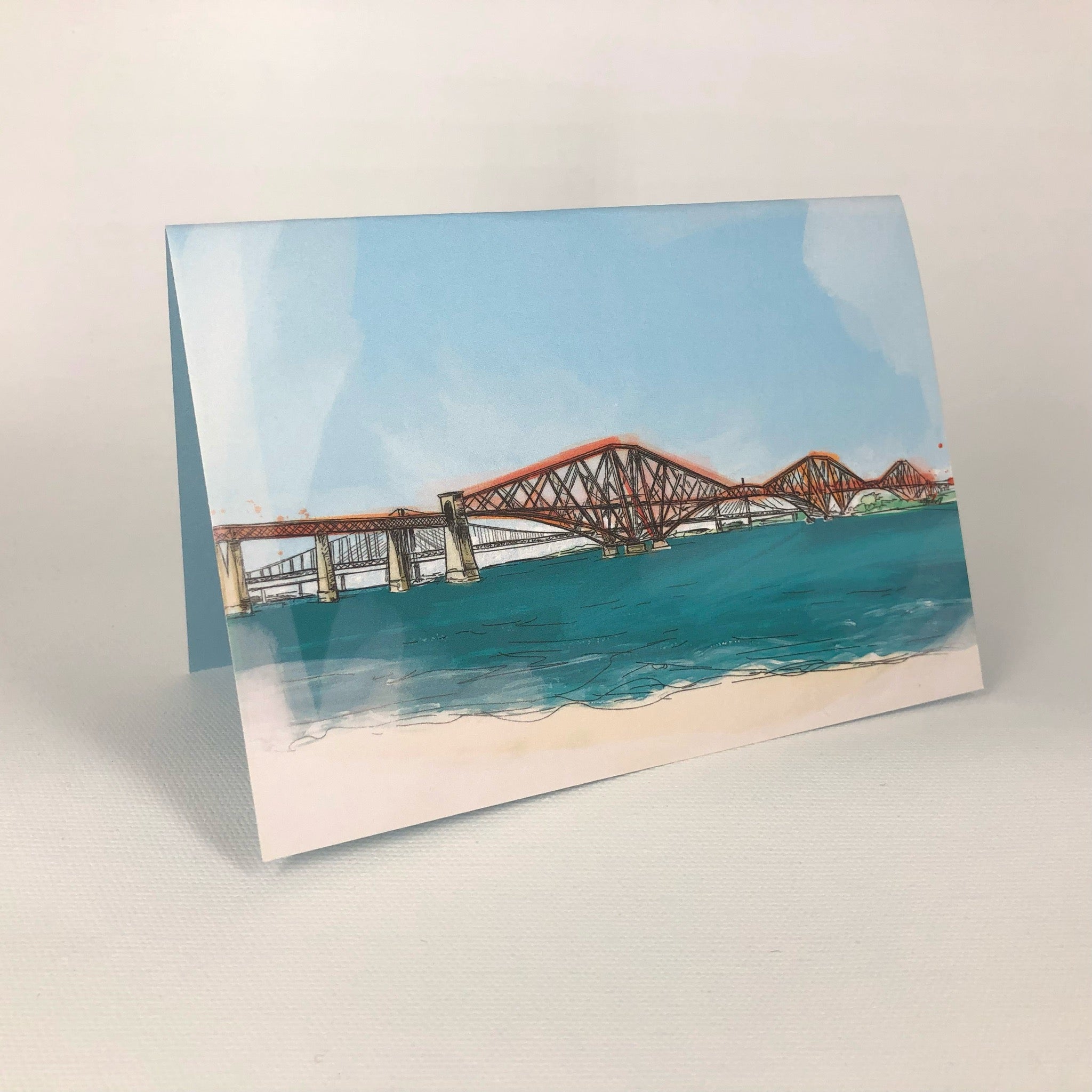 Forth Rail Bridge Greeting Card