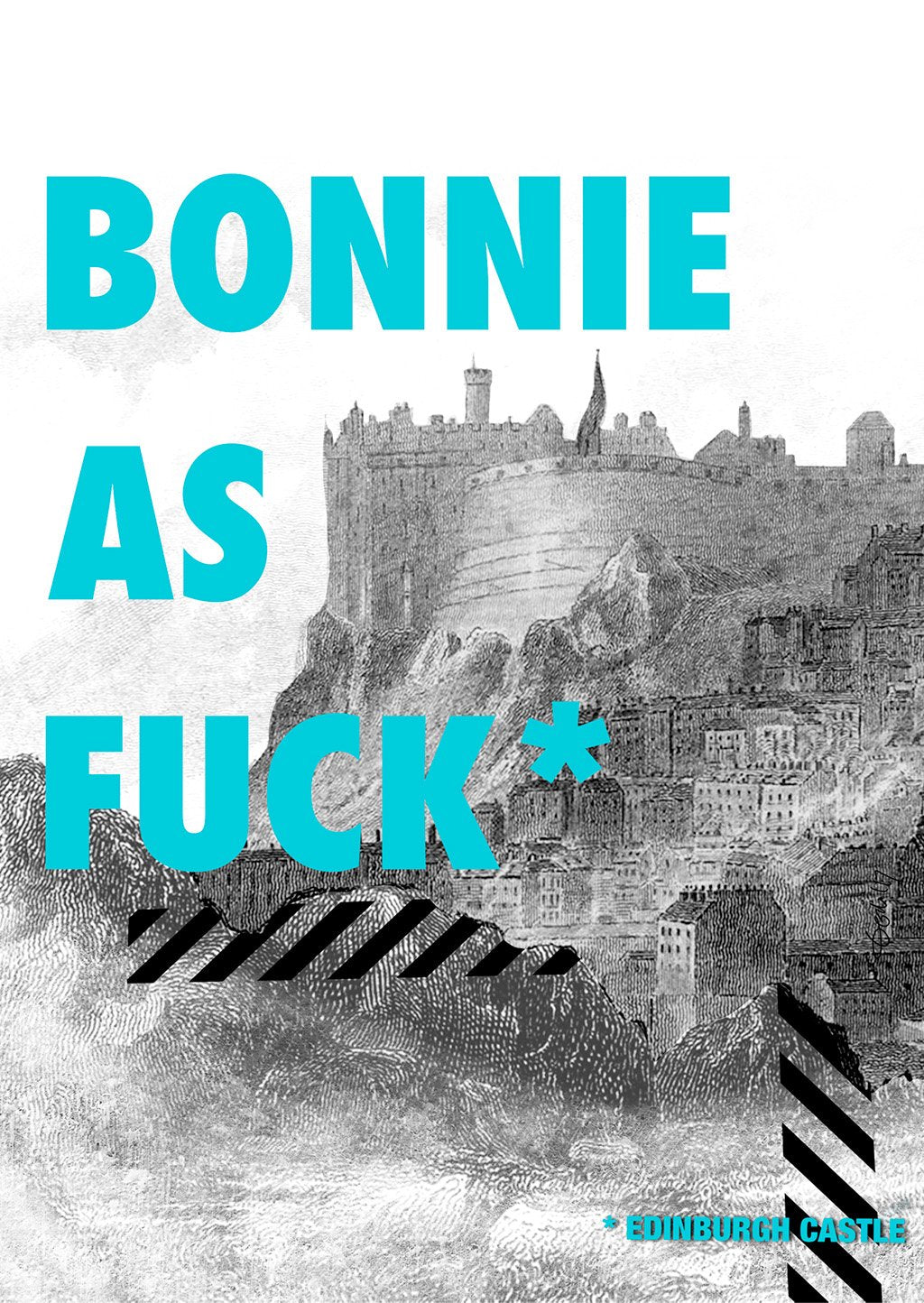 Bonnie Edinburgh Castle Greeting Card