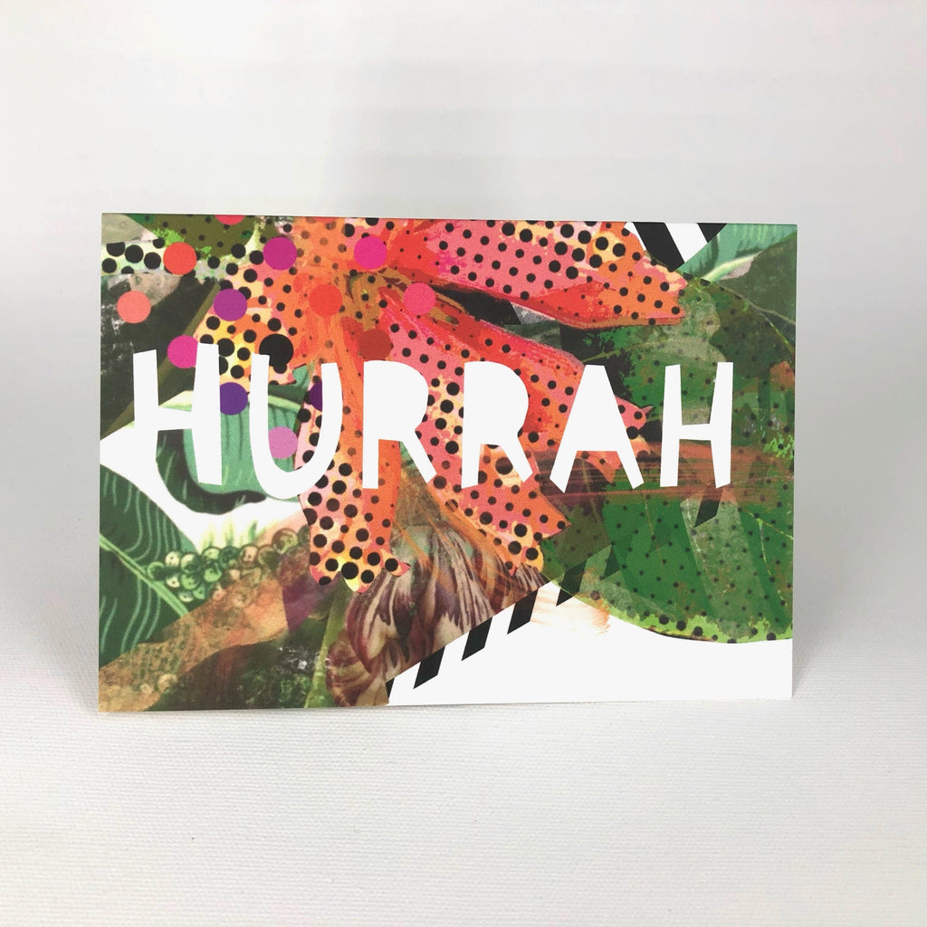 Motley Blooms - Hurrah Greeting Card