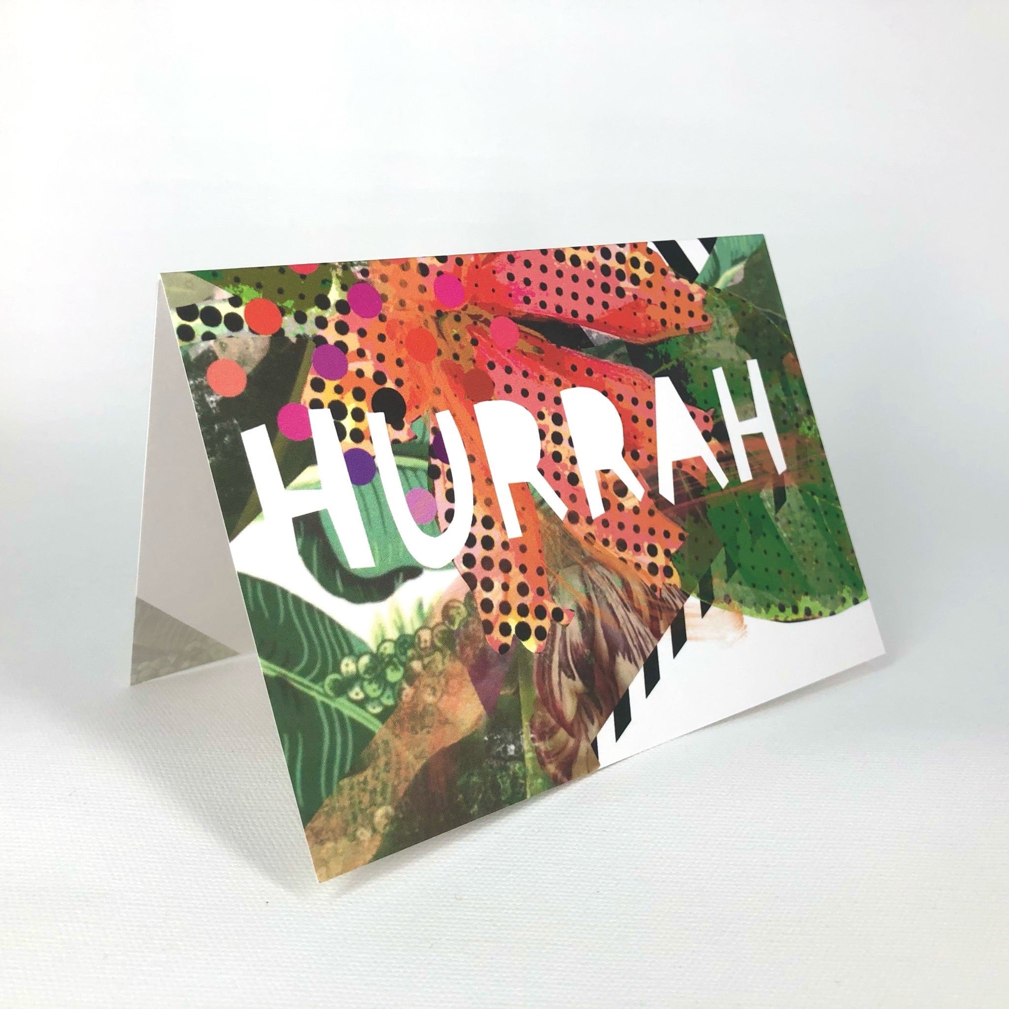 Motley Blooms - Hurrah Greeting Card
