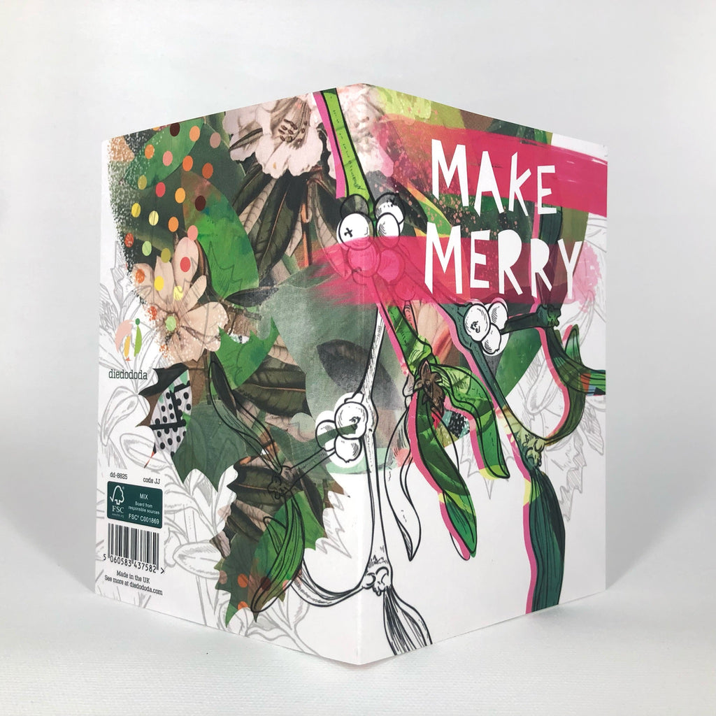 Motley Blooms - Make Merry Greeting Card