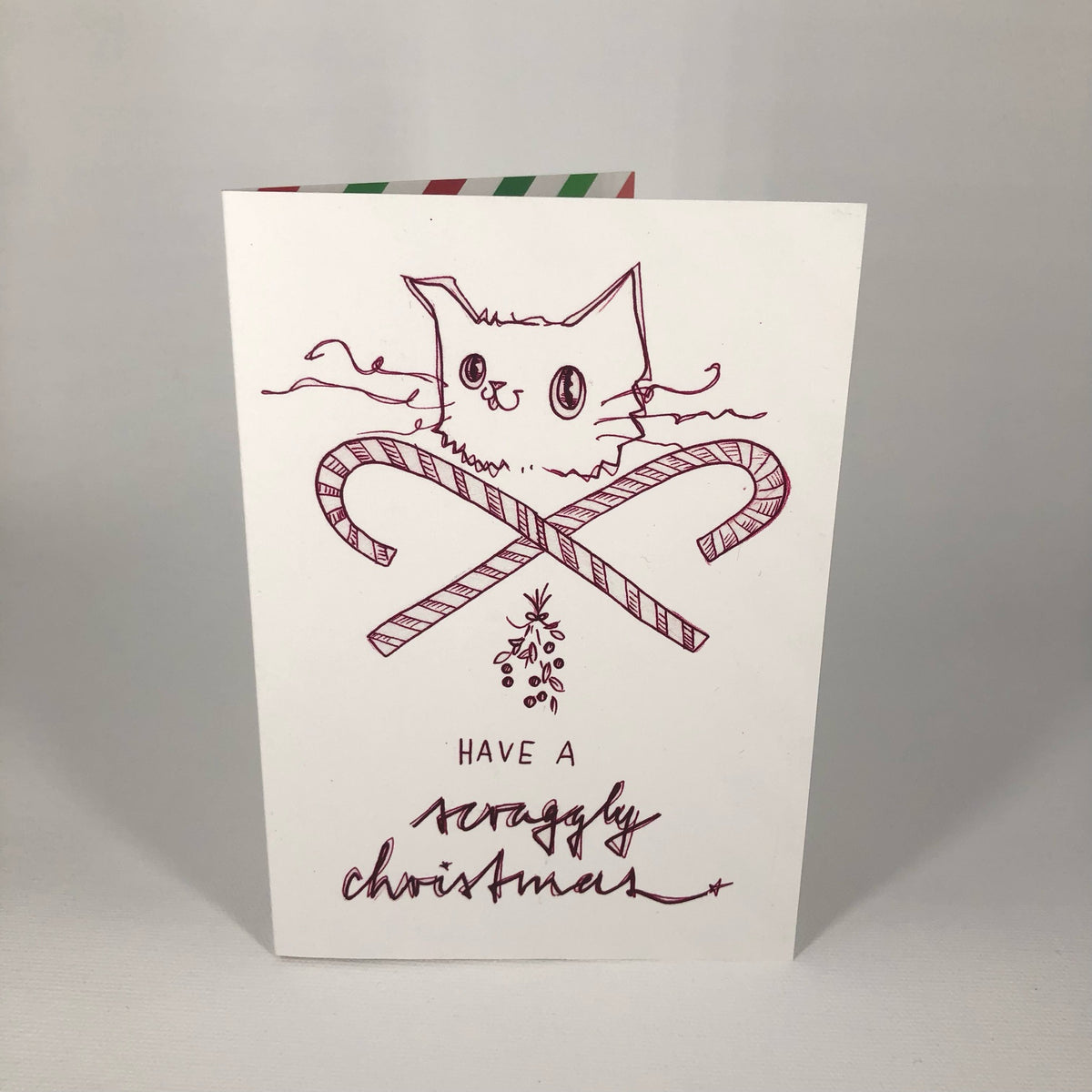 Have A Scraggly Christmas Greeting Card