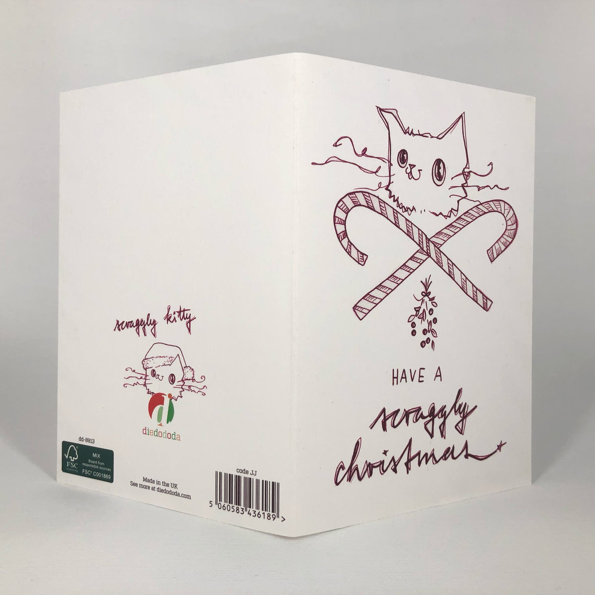 Have A Scraggly Christmas Greeting Card