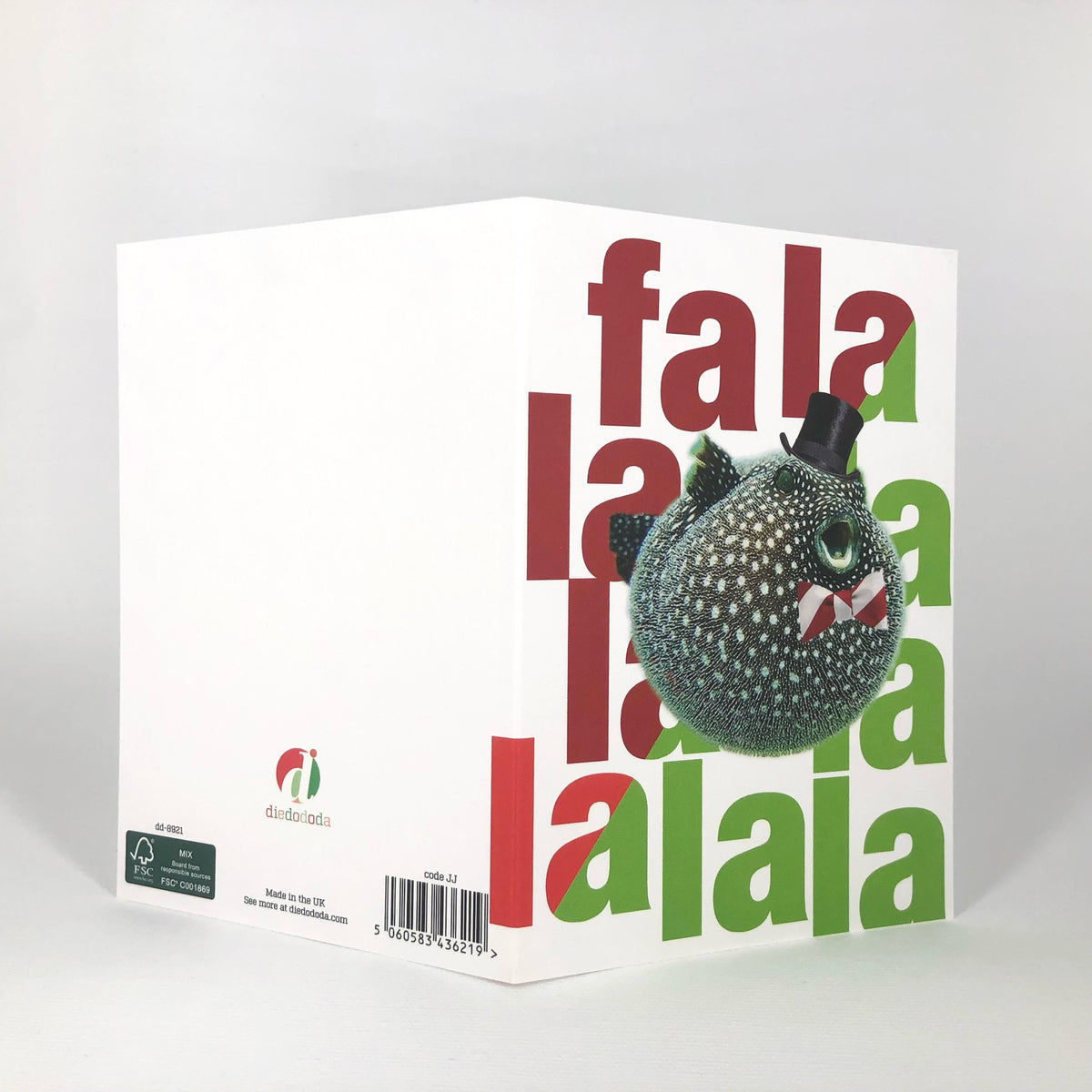 Fa La La La La Christmas Greeting Card