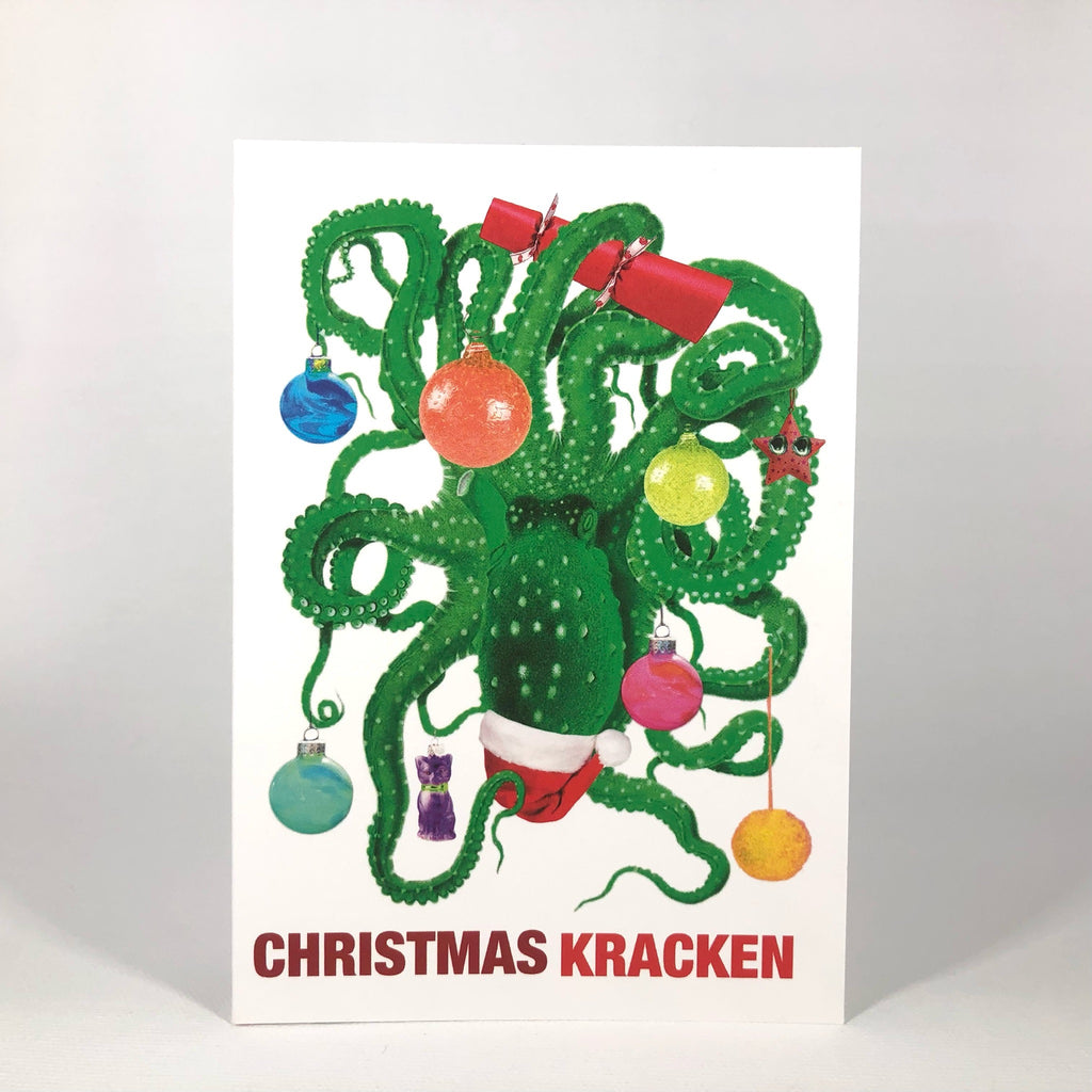 Christmas Kracken Greeting Card