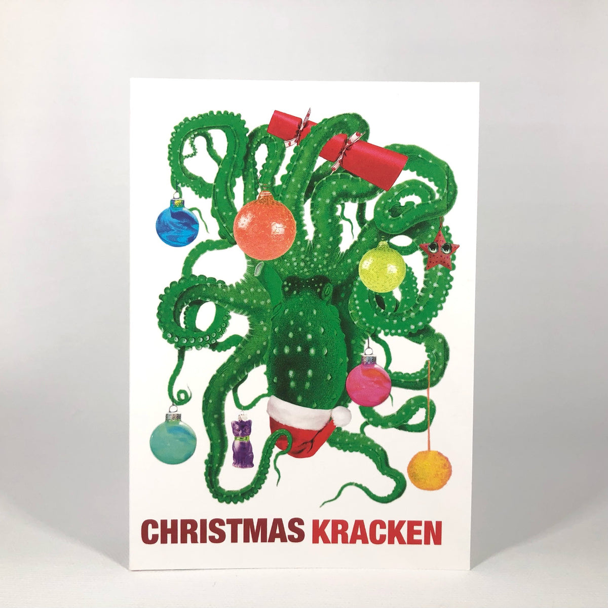 Christmas Kracken Greeting Card