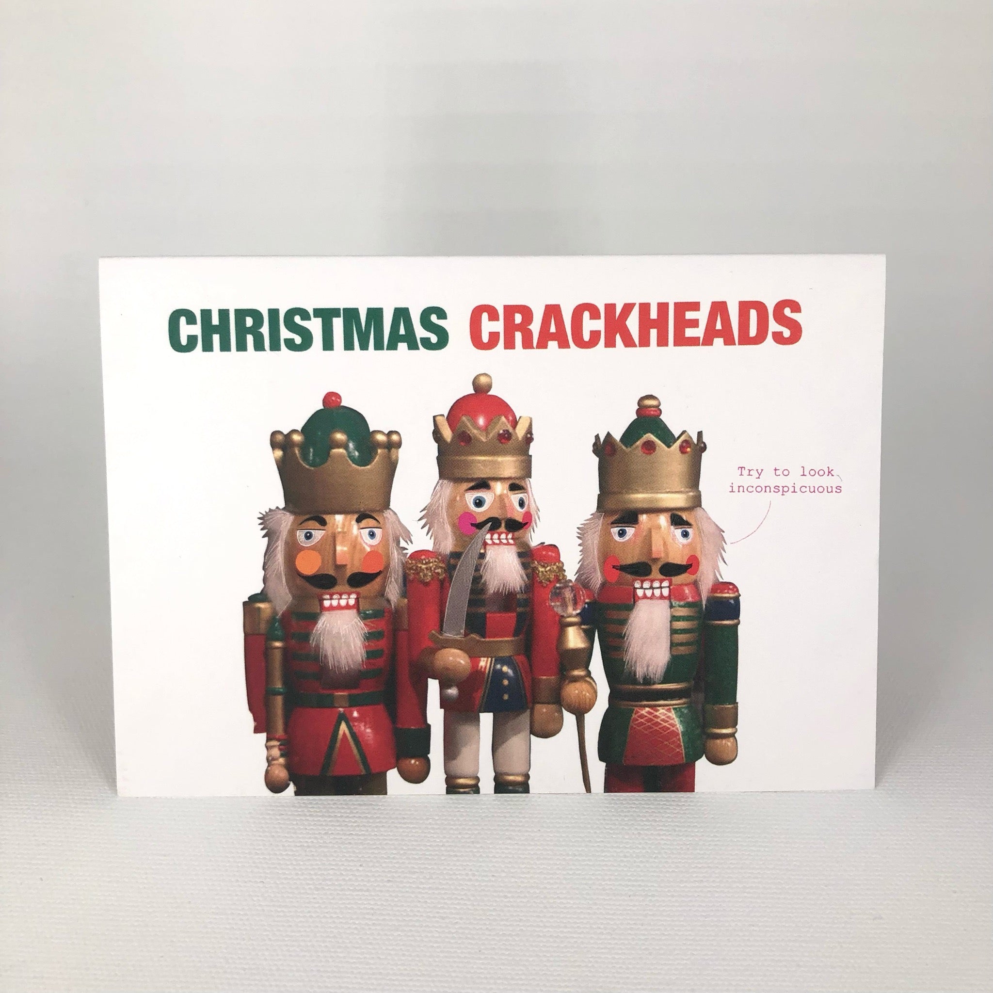 Christmas Crackheads Greeting Card