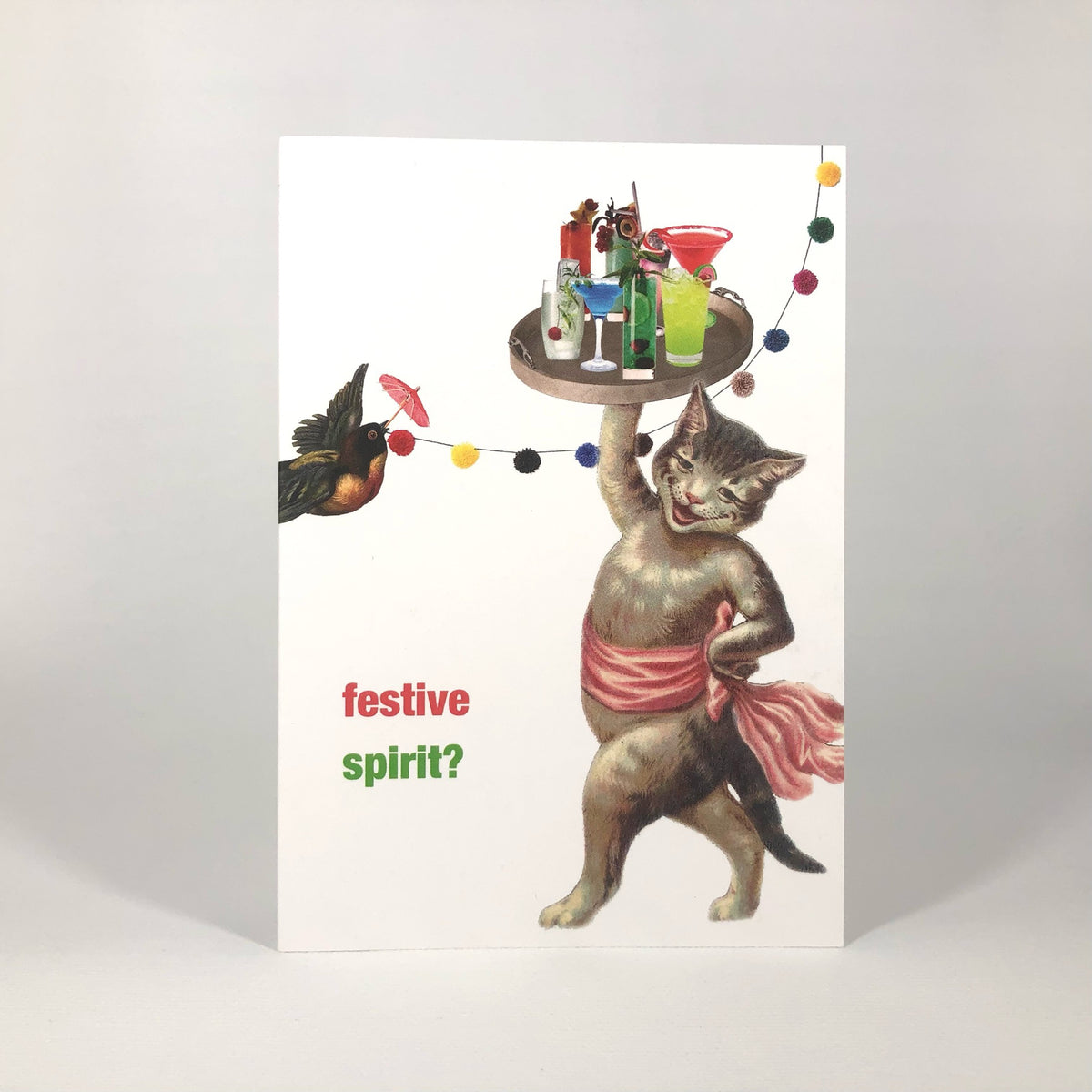 Festive Spirit Christmas Greeting Card
