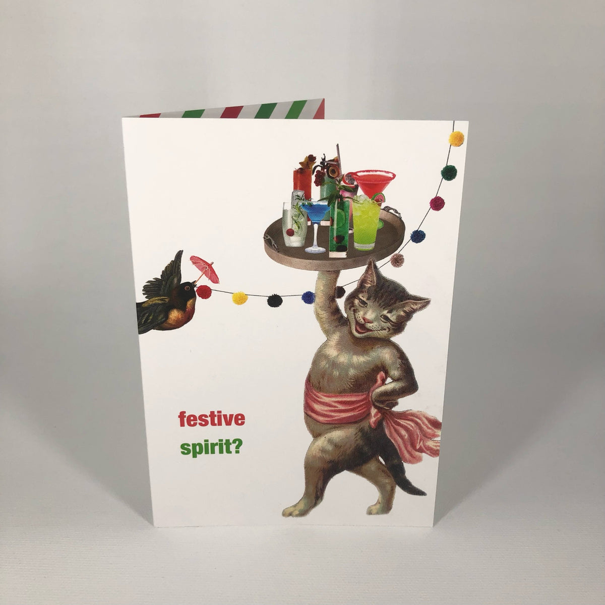 Festive Spirit Christmas Greeting Card